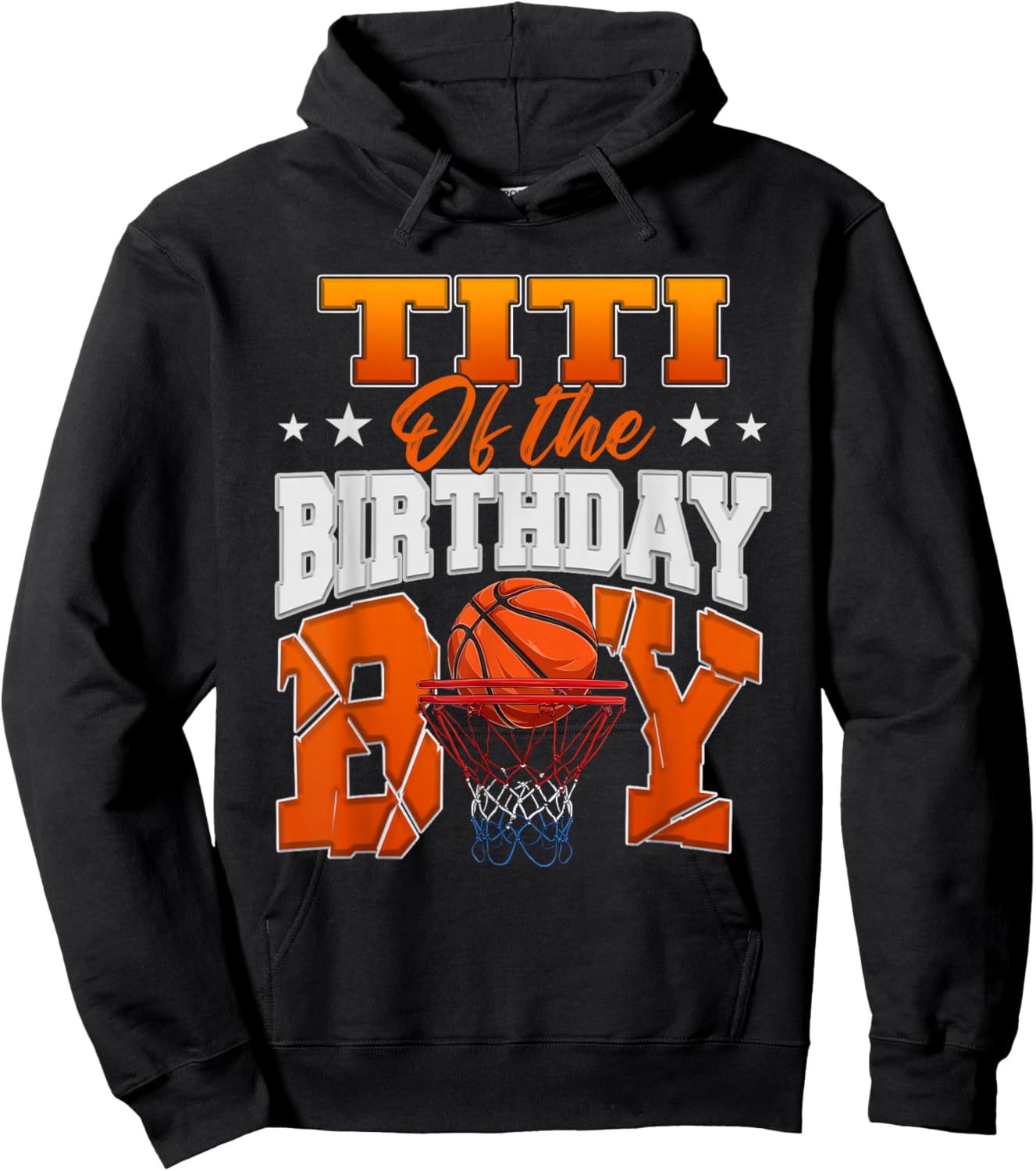 Basketball Titi of The Birthday Boy Family Matching Hoodie - Hoodie | Black