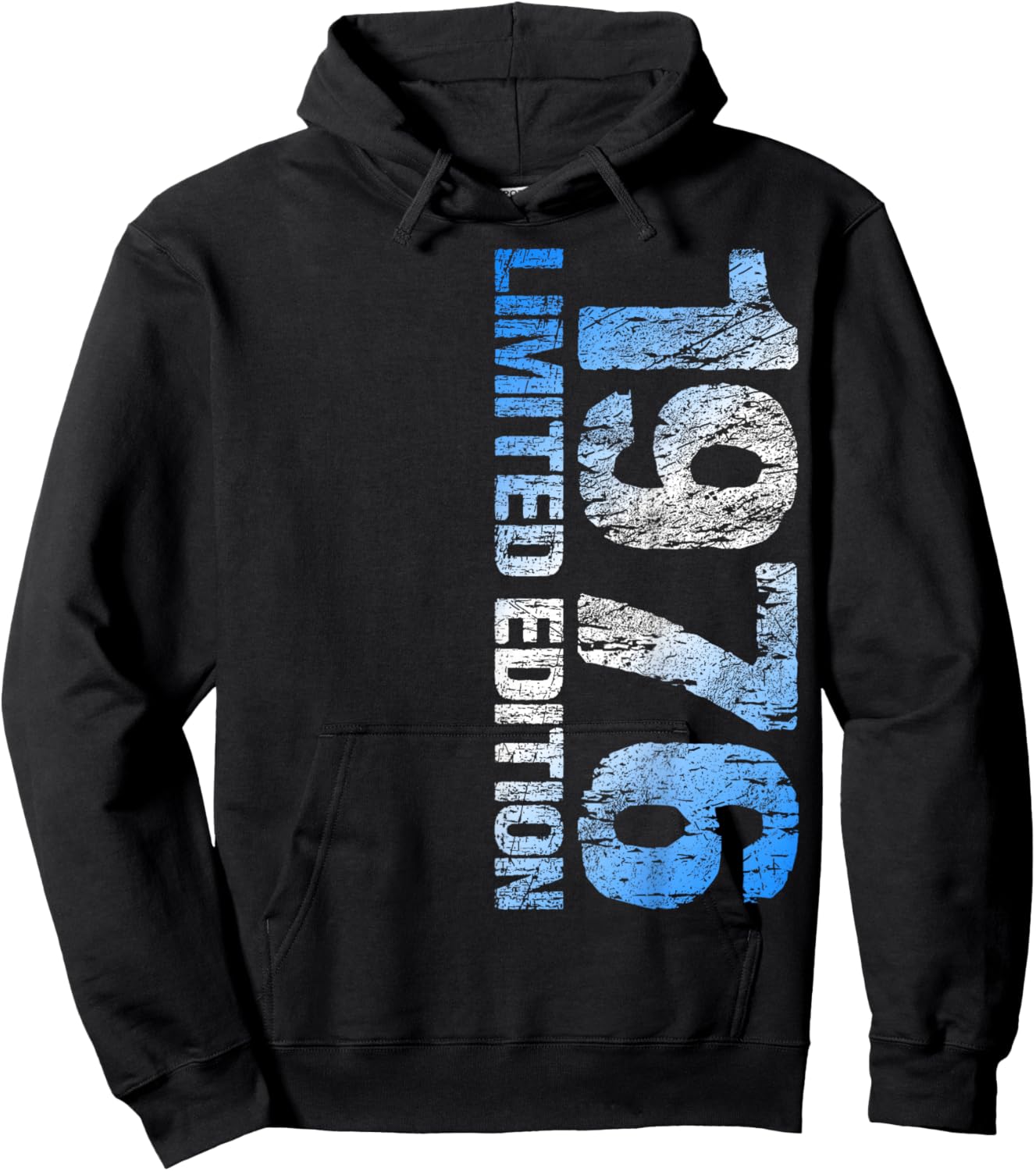 1976 Man Woman 50th Birthday Limited Edition 50 Hoodie - Hoodie | Black