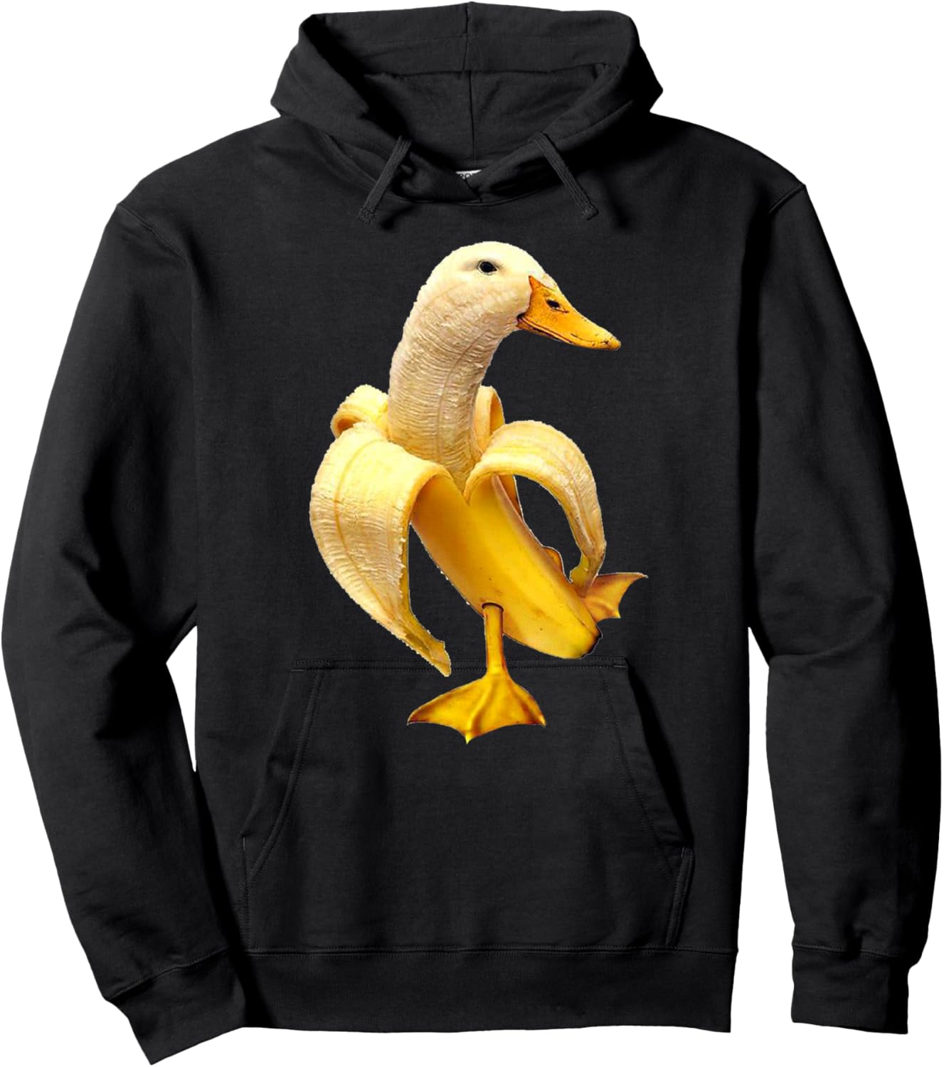 Bananen-Ente Premium Hoodie - Hoodie | Black
