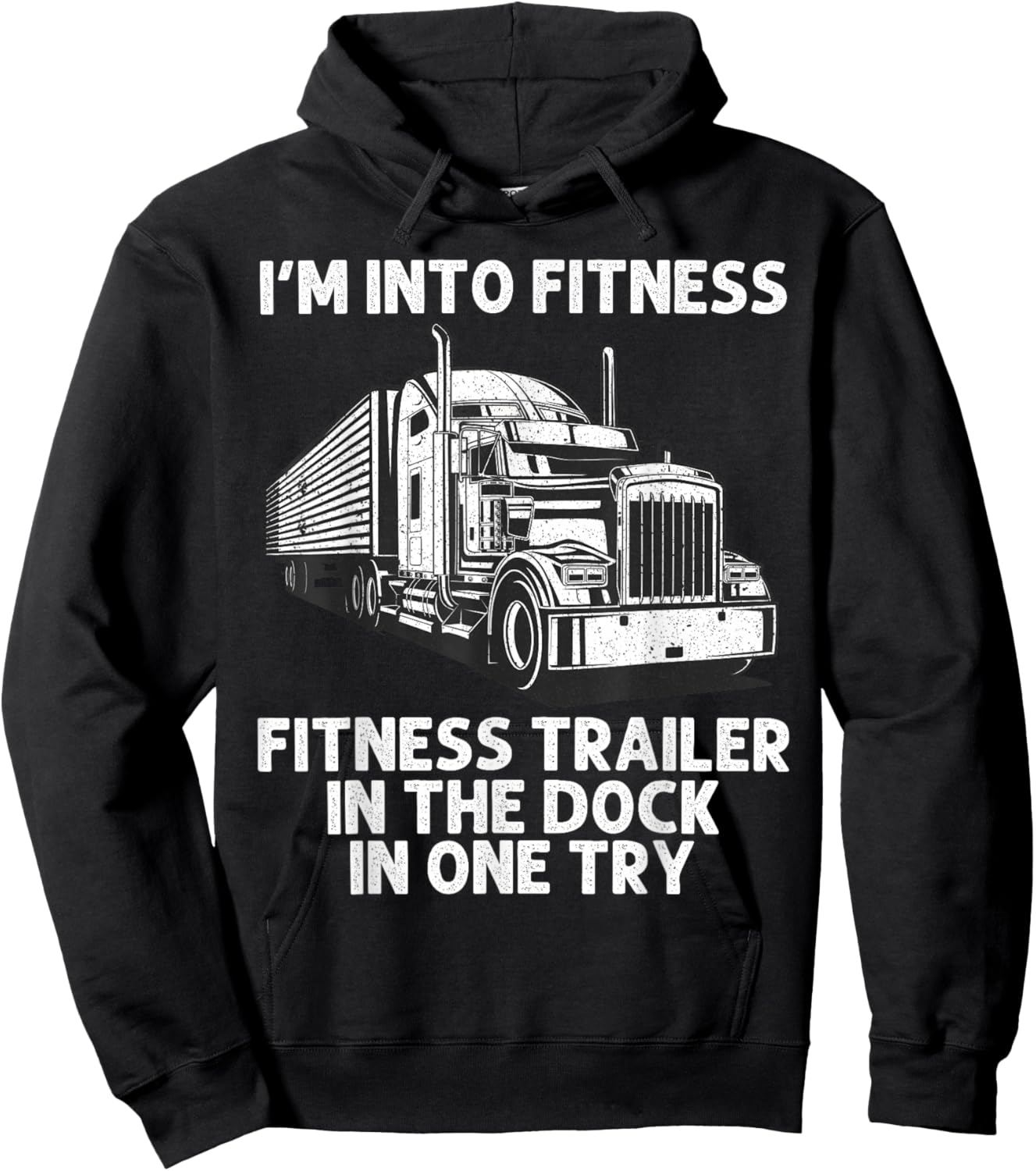 Best Truck Driver Art Dad Women Trucking CDL Trucker Hoodie - Hoodie | Black