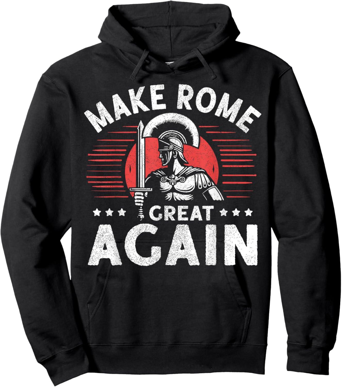 Make Rome Great Again Roman Empire Hoodie - Hoodie | Black