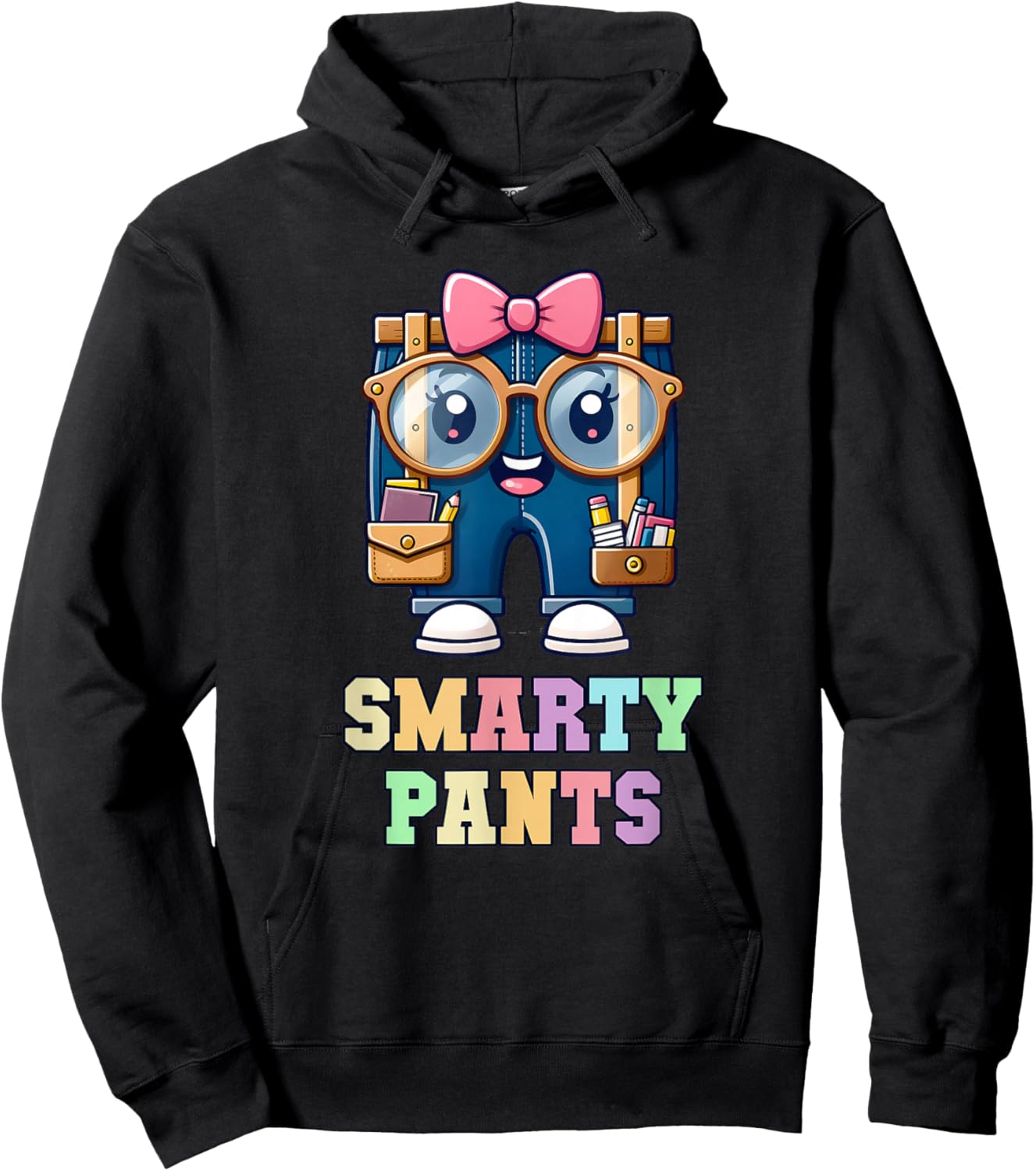 Sarcastic Little MISS SMARTY PANTS Graduation Alumni Game On Hoodie - Hoodie | Black