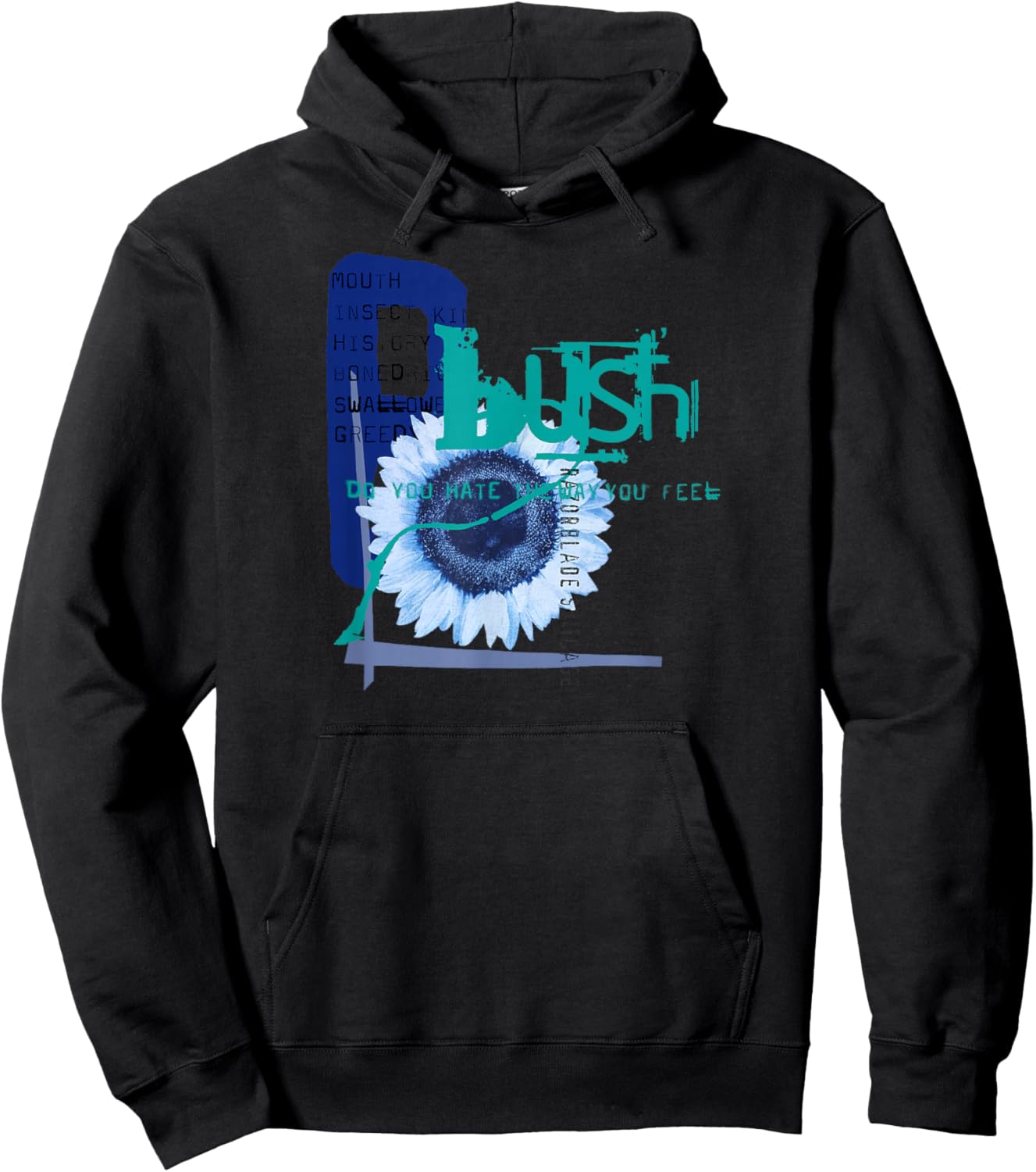 Bush – Do You Hate The Way You Feel Navy Hoodie - Hoodie | Black