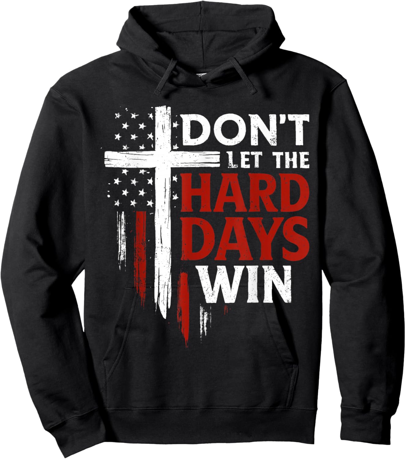 Don't Let The Hard Days Win Inspirational Mental Health Hoodie - Hoodie | Black
