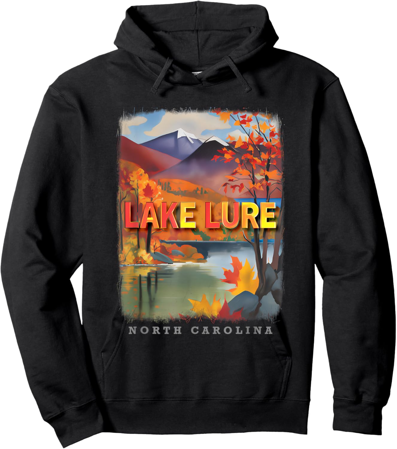 Lake Lure North Carolina NC Mountain Majesty SD317 Hoodie - Hoodie | Black