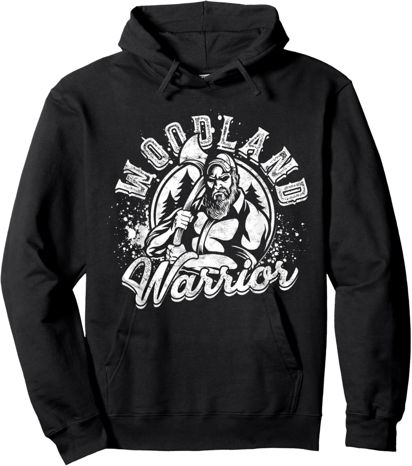 Lumberjack Tree Cutter Woodland Warrior Hoodie - Hoodie | Black