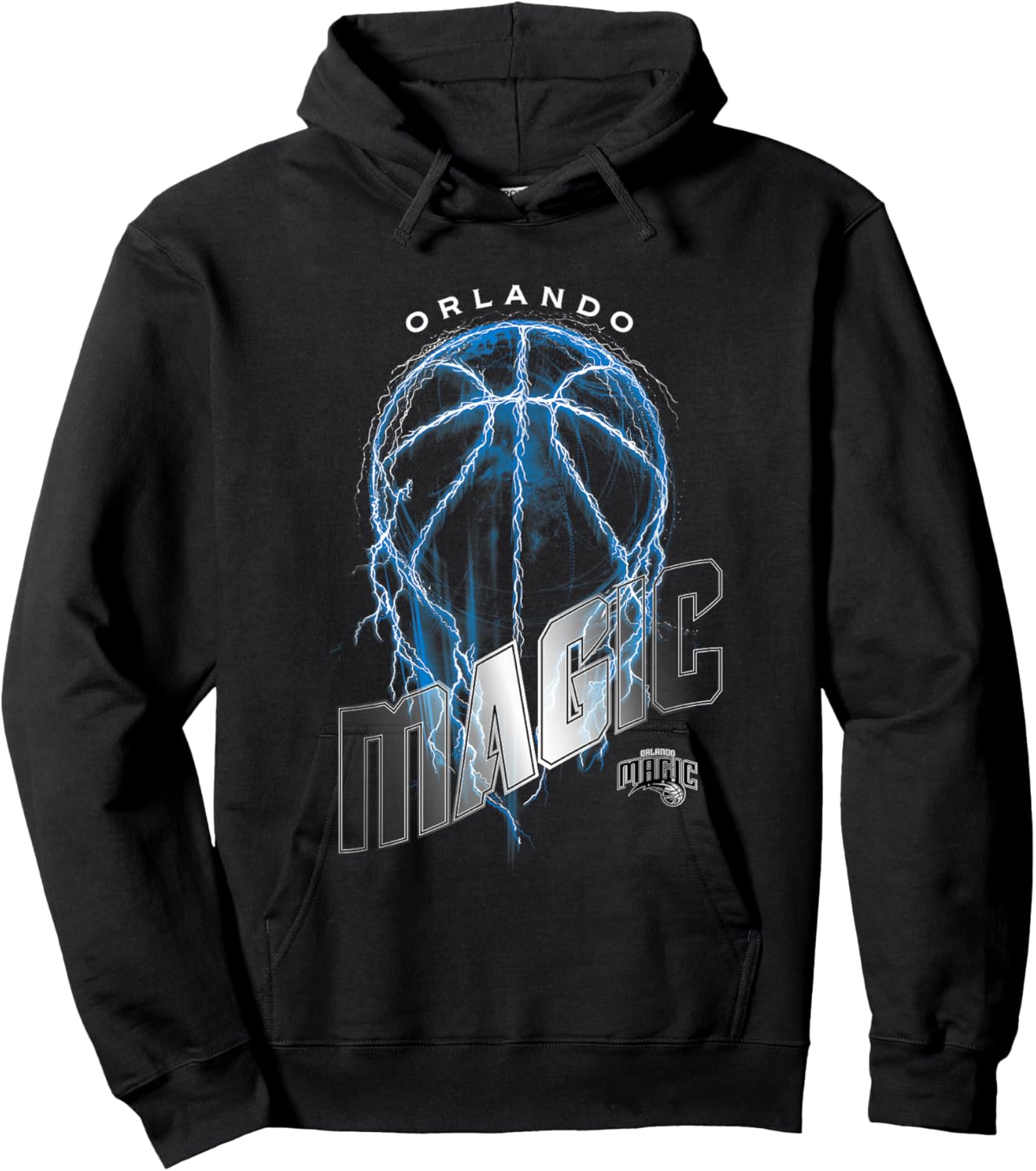 NBA Orlando Magic Lightning Bolt Basketball Logo Hoodie - Hoodie | Black