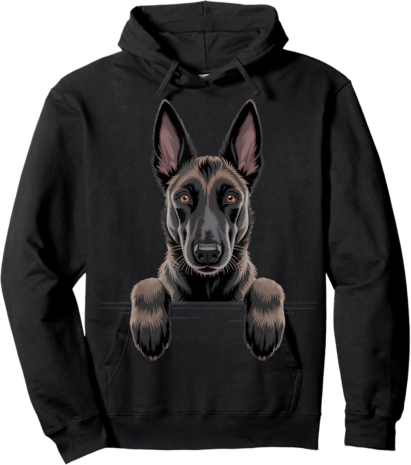 Funny Scouting Dutch Shepherd Dog Lover Hoodie - Hoodie | Black