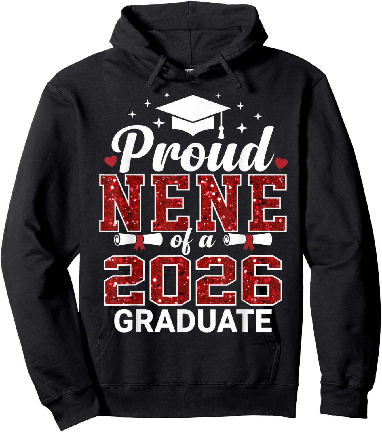 Proud NENE of a 2026 Graduate Senior Graduation Year Hoodie - Hoodie | Black