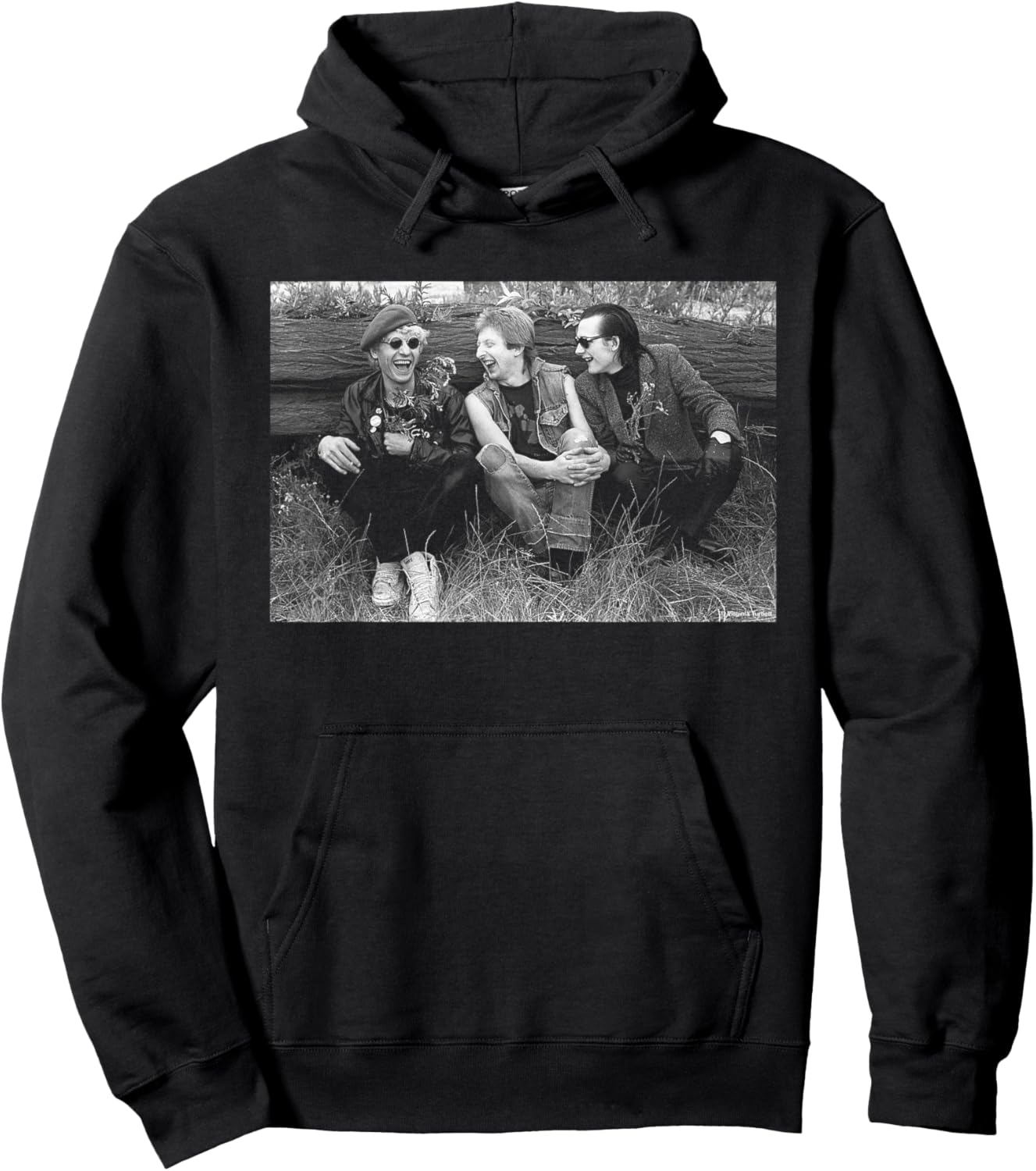 The Damned Band In Nature By Virginia Turbett Hoodie - Hoodie | Black