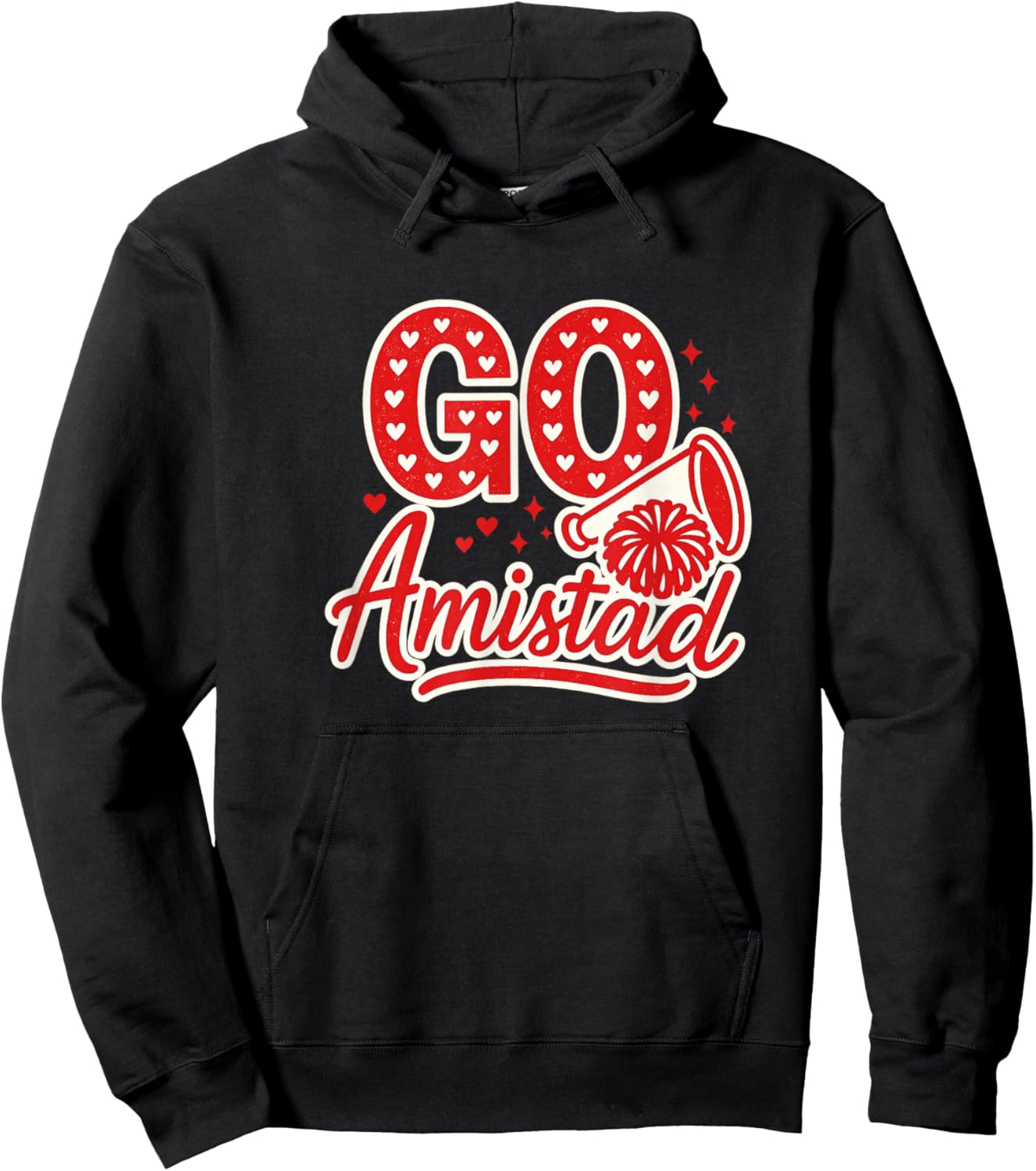 Amistad House of Friendship, Teachers Students School Hoodie - Hoodie | Black