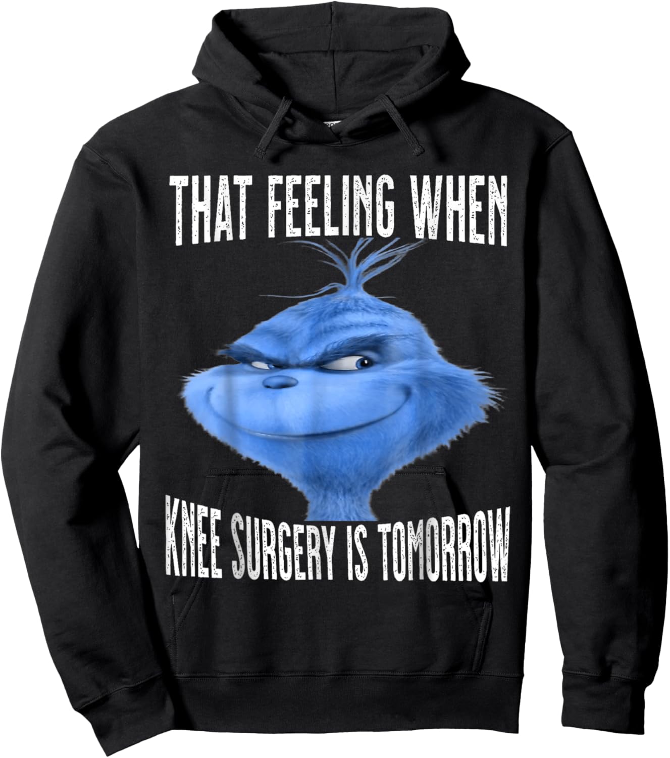 That Feeling When Knee Surgery Is Tomorrow Bird FUNNY Hoodie - Hoodie | Black