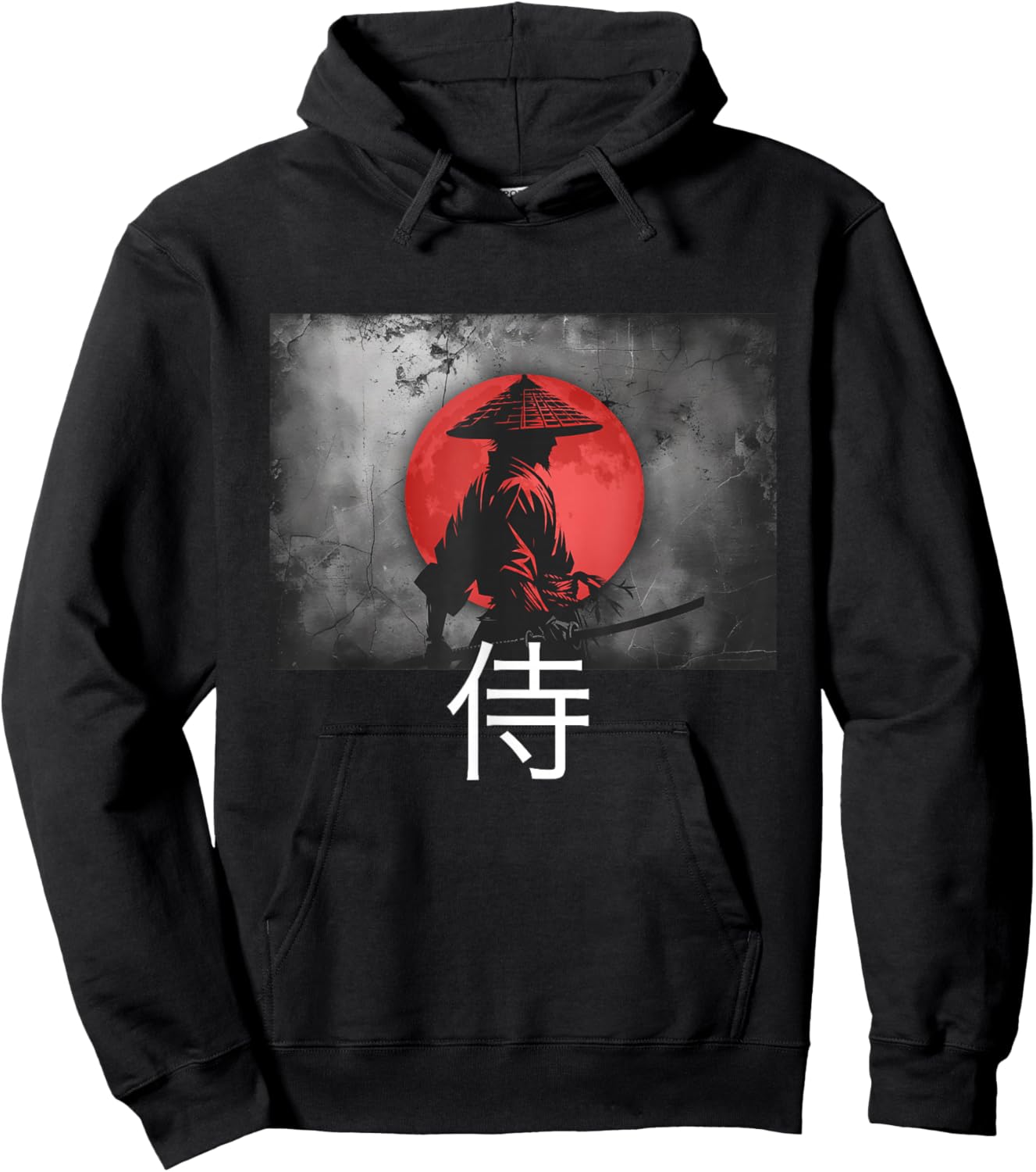 Japanese Samurai Warrior Hoodie - Hoodie | Black