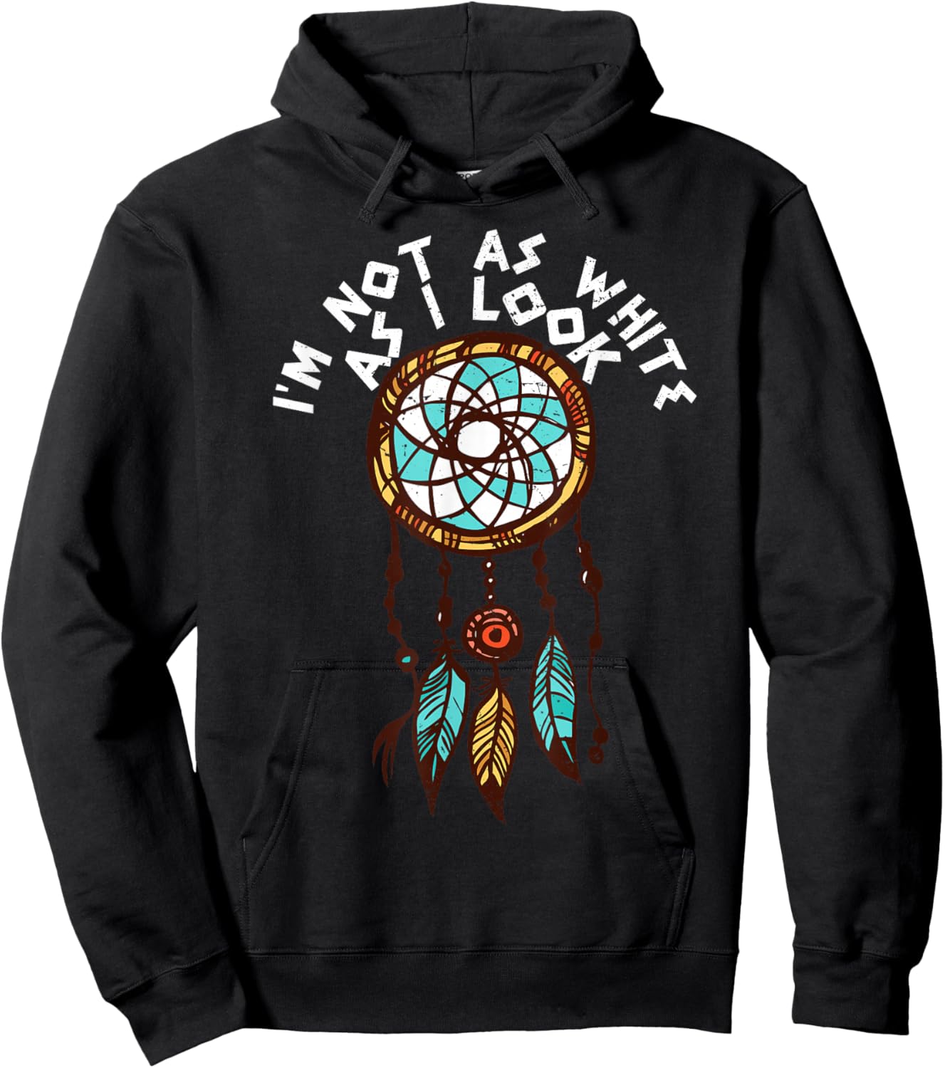 I'm Not as White as I Look Hoodie - Hoodie | Black