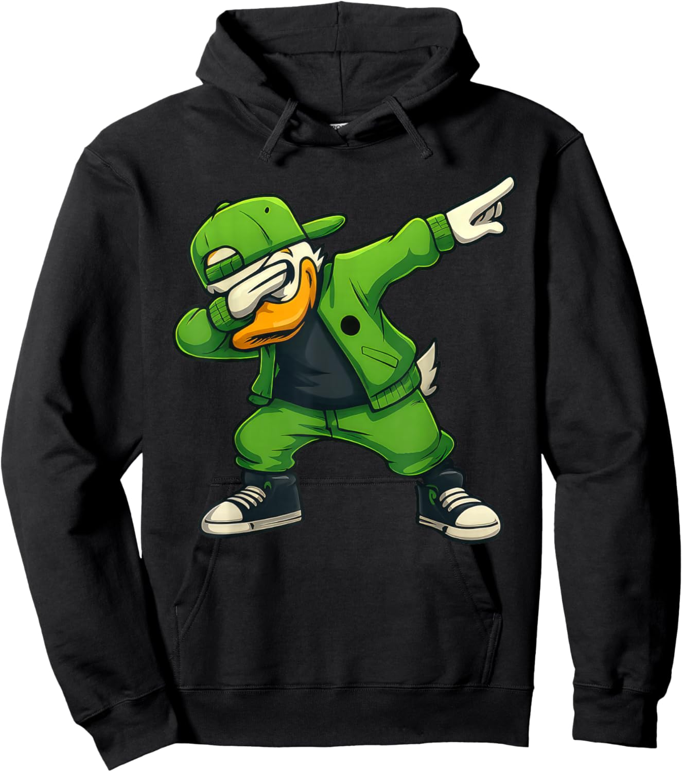 T-Shirt Hoodie - Hoodie | Black
