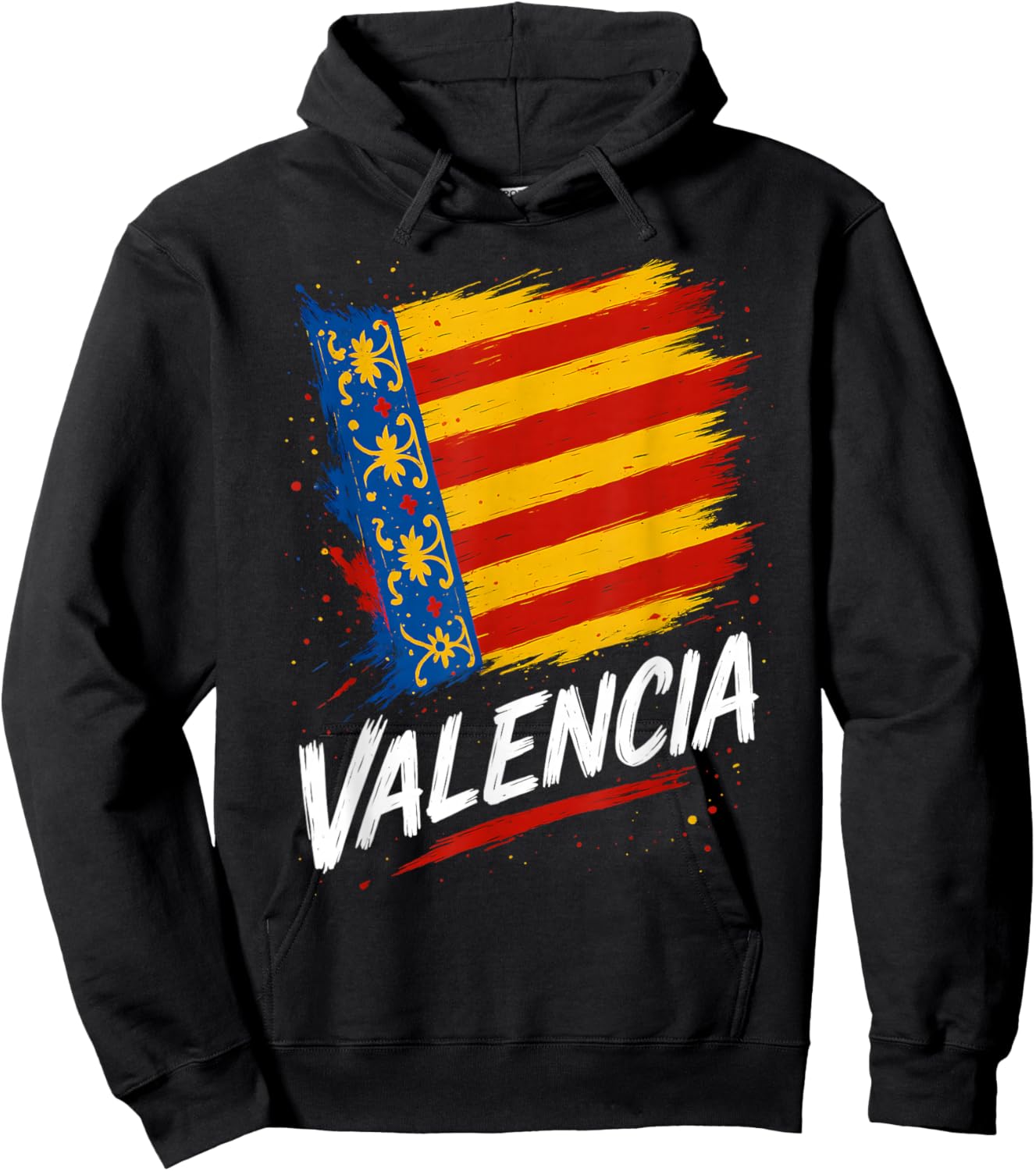 Valencia Flag Valencian Pride Hoodie - Hoodie | Black