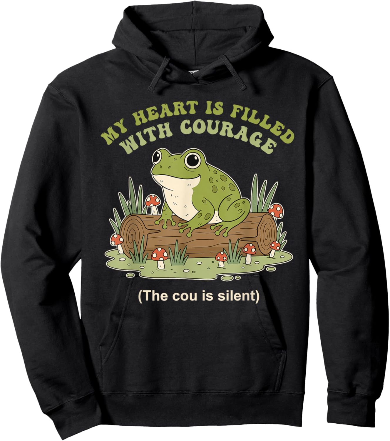 My Heart, Courage, Grammar Nerds, Writers Hoodie - Hoodie | Black