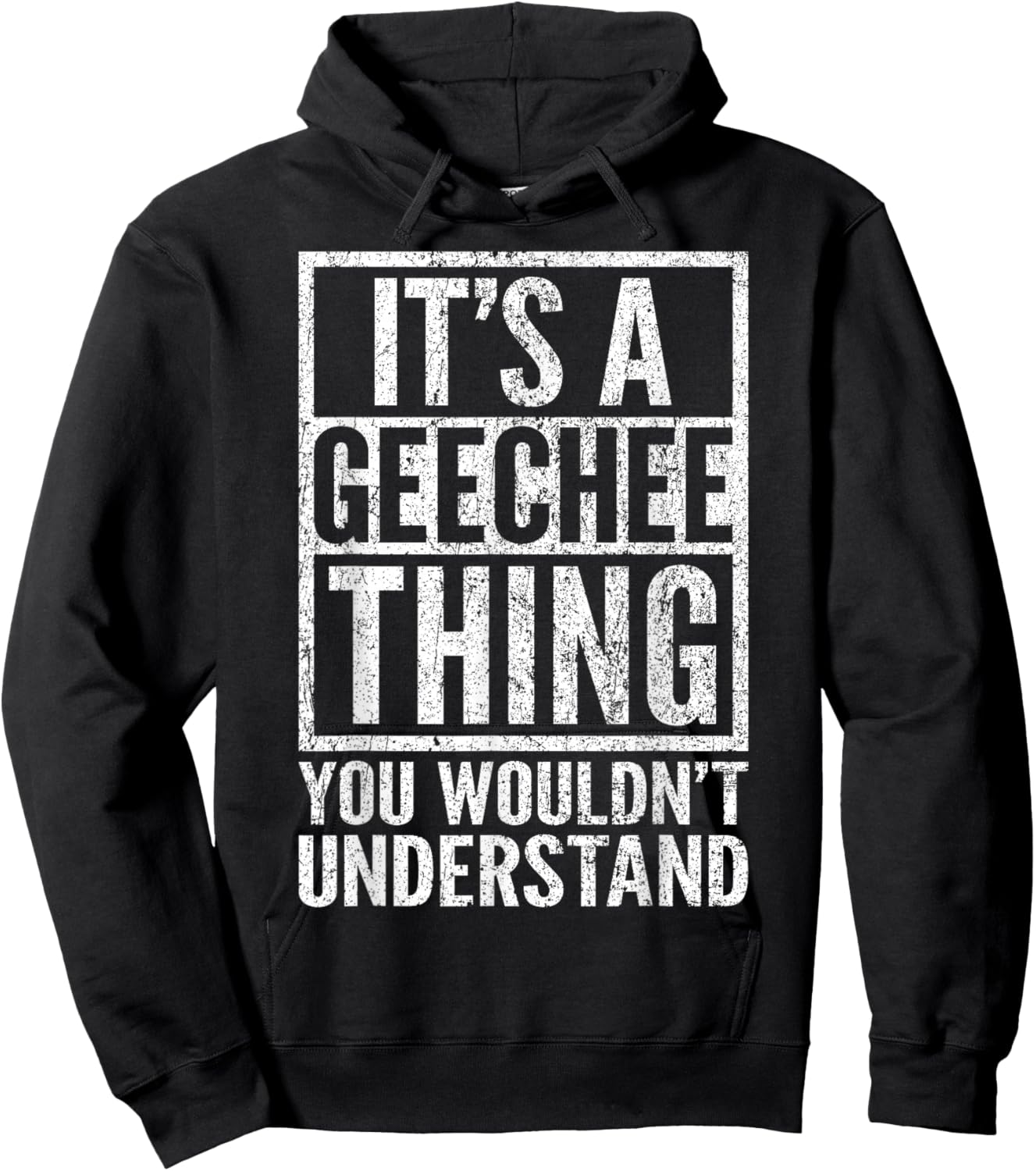 A Geechee Thing You Wouldn't Understand - Geechee's Saying Hoodie - Hoodie | Black