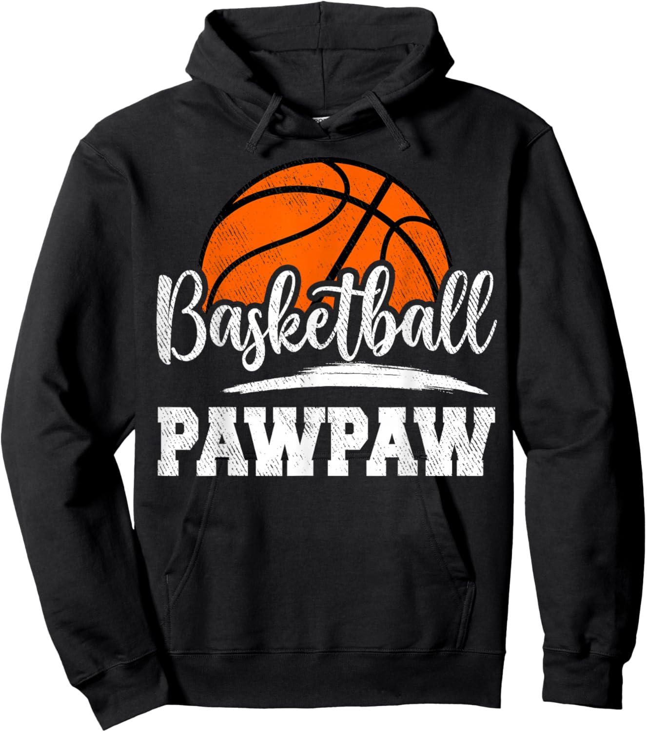 Basketball Pawpaw Basketball Player Game Day Father's Day Hoodie - Hoodie | Black