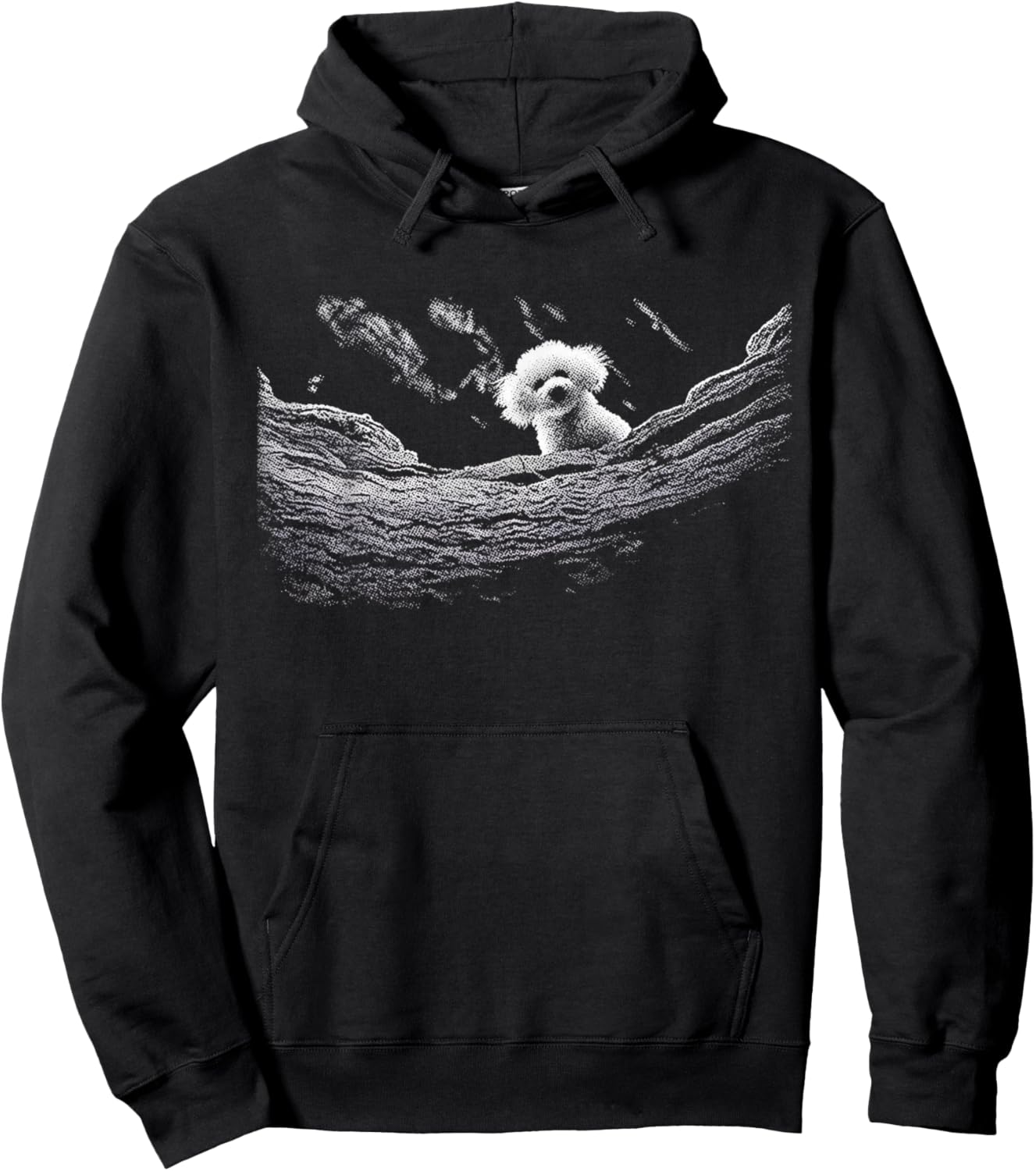 Silence of The Lamb Dog A Little Lamb in the Killer Silence Hoodie - Hoodie | Black