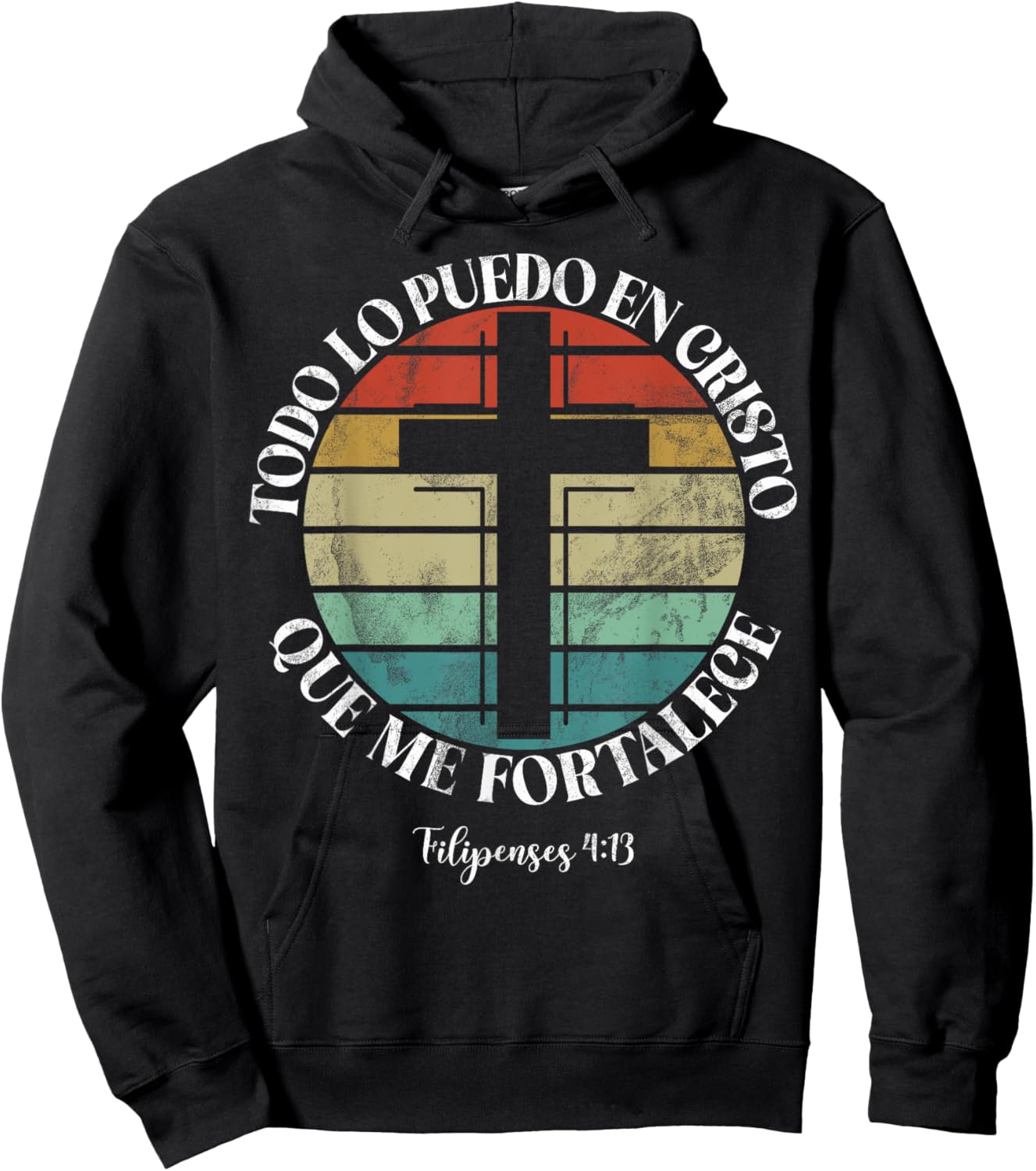 Christian Spanish Español Cristianos Religious Jesus God Hoodie - Hoodie | Black