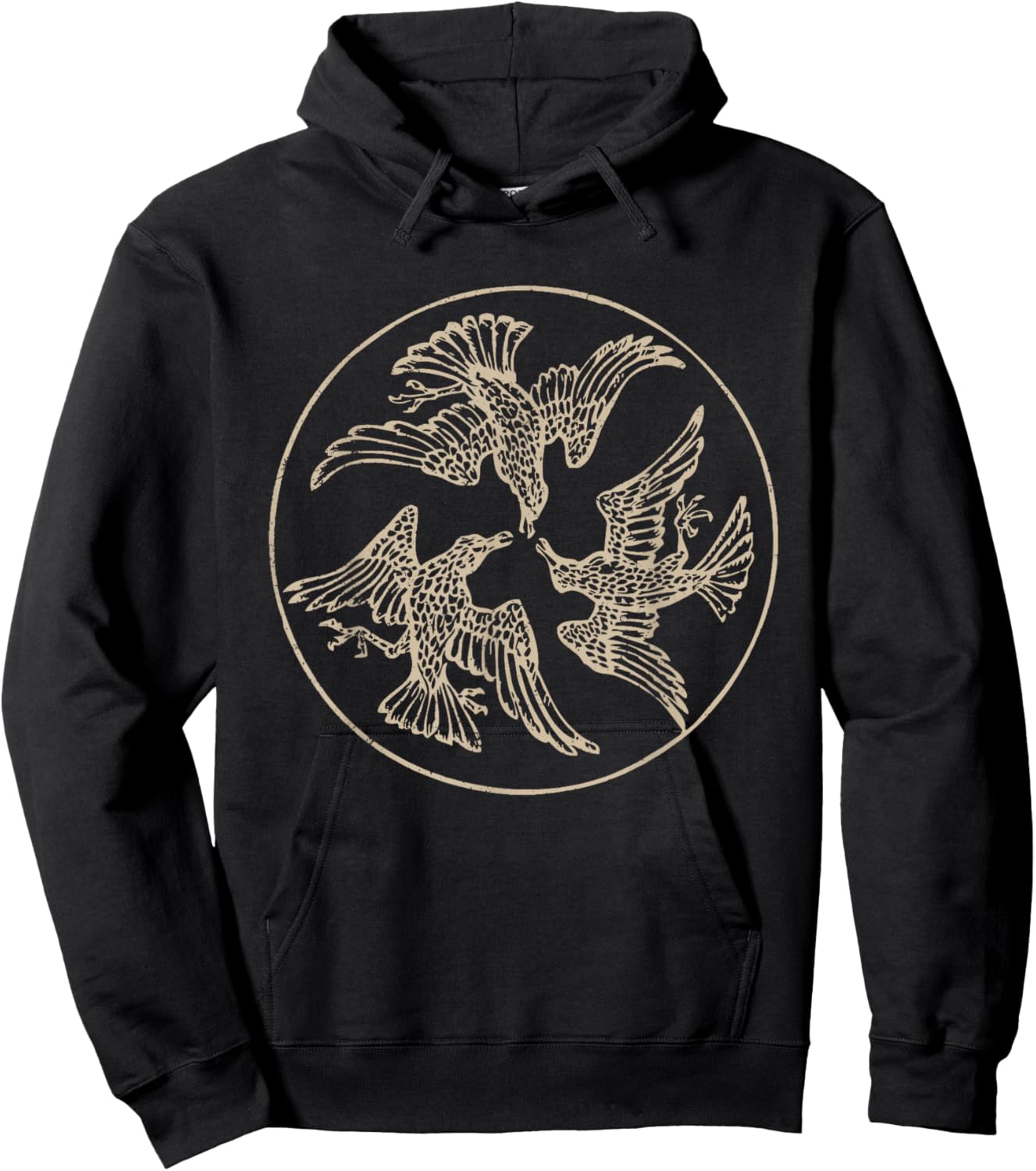 The Morrigan Celtic Irish Mythology Raven Crow War Goddess Hoodie - Hoodie | Black