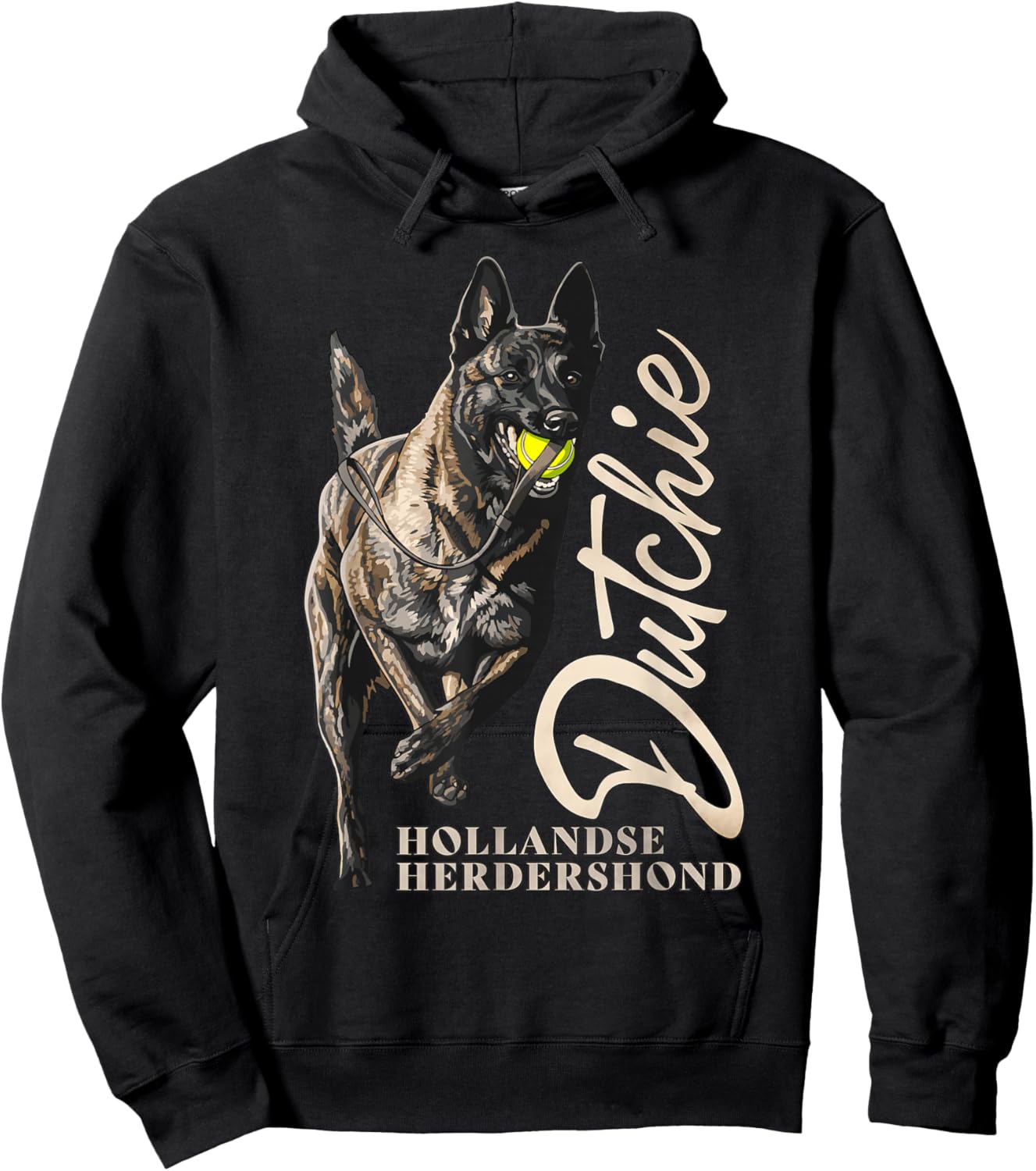 Dutch Shepherd - Dutchie Hoodie - Hoodie | Black
