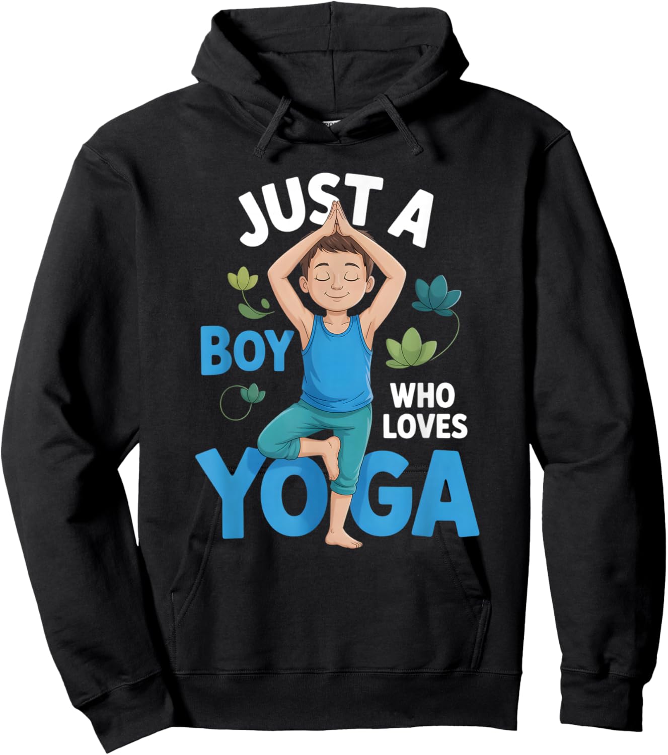 Boys Yoga Hoodie - Hoodie | Black