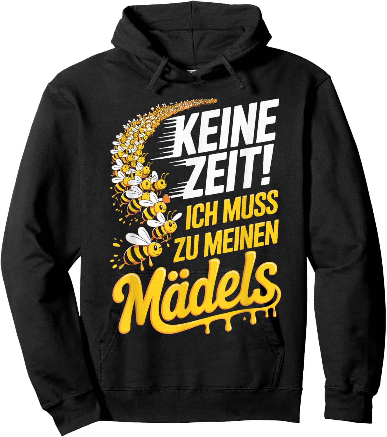 Keine Zeit Ich Muss Zu Meinen Mädels Bienenzüchter Bienen Hoodie - Hoodie | Black