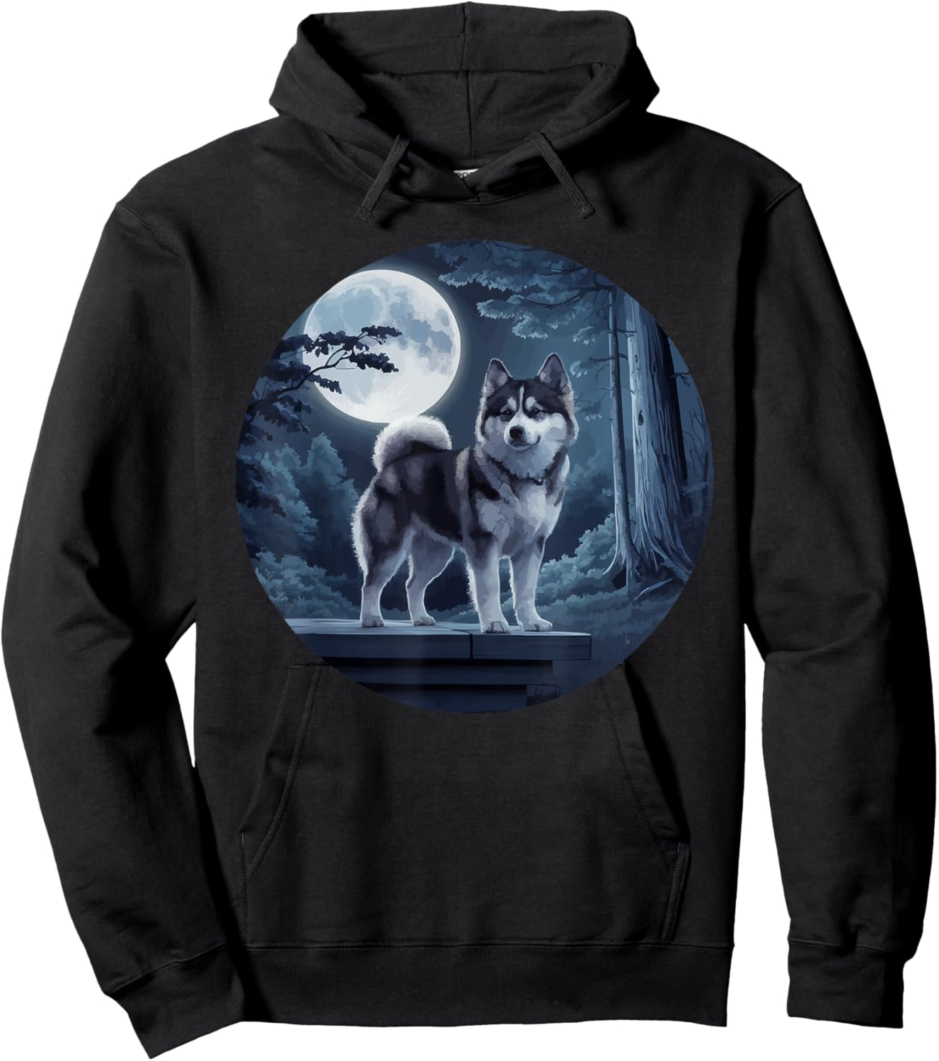 Pomsky Owner Dog Lover Puppy Pomeranian Siberian Husky Women Hoodie - Hoodie | Black