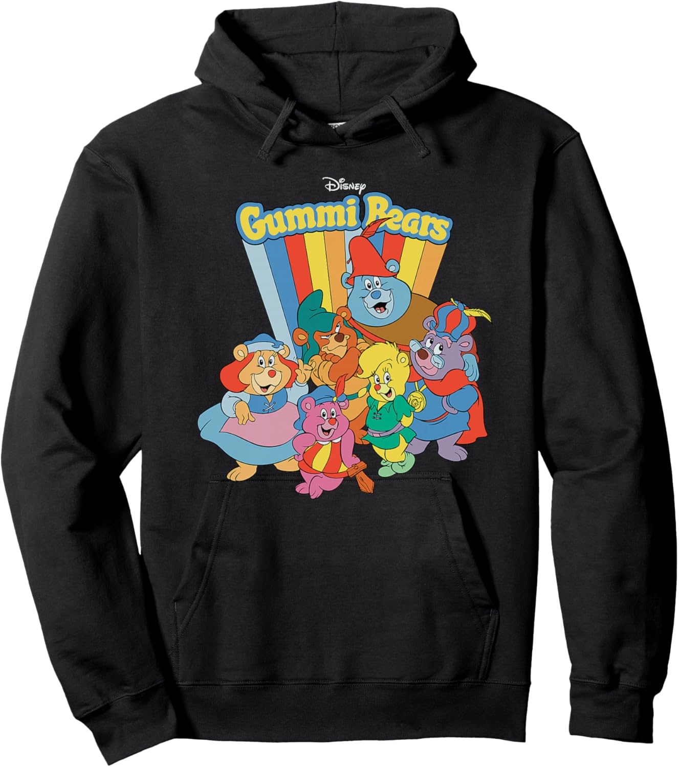 Disney Gummibärenbande Retro Premium Hoodie - Hoodie | Black