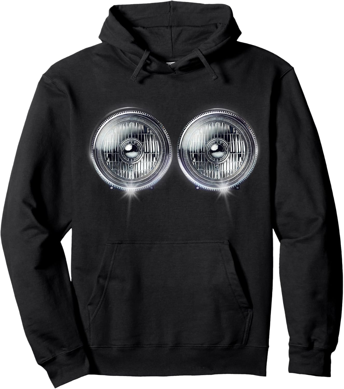 Headlights Funny Costume Halloween Hoodie - Hoodie | Black