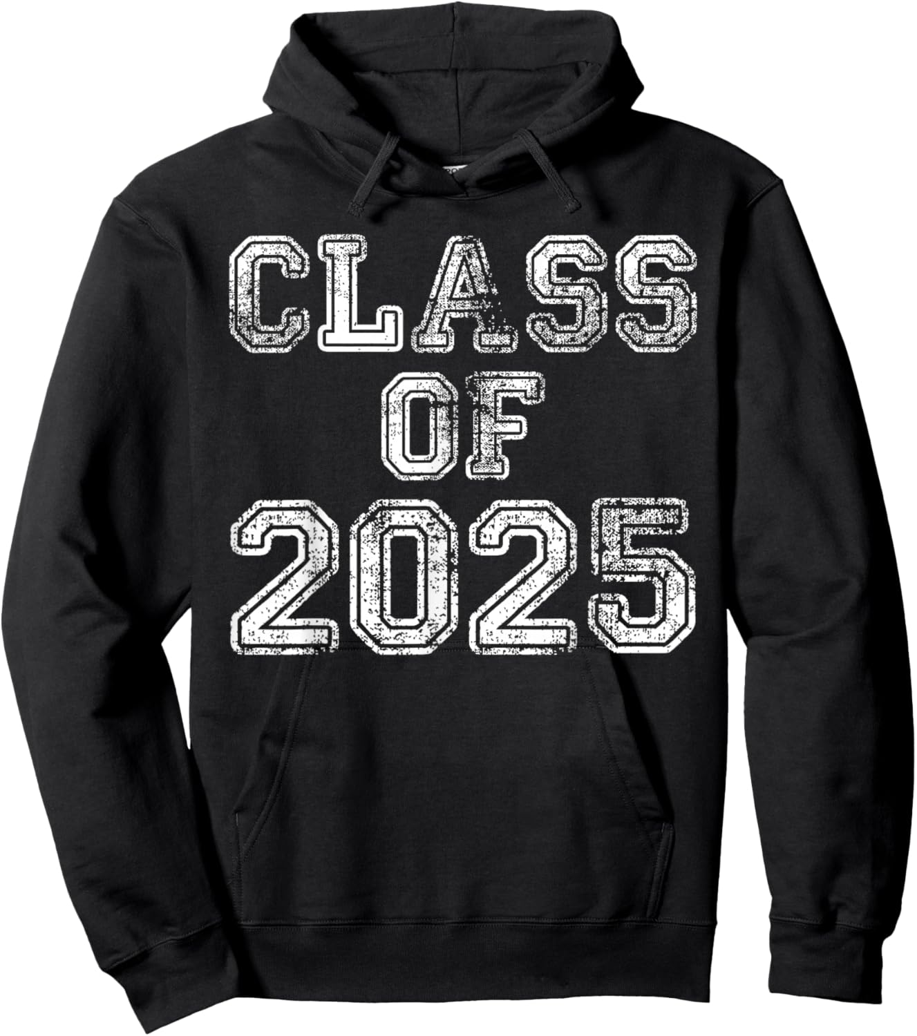 Class of 2025, Senior 2025 Graduation Vintage School Spirit Hoodie - Hoodie | Black