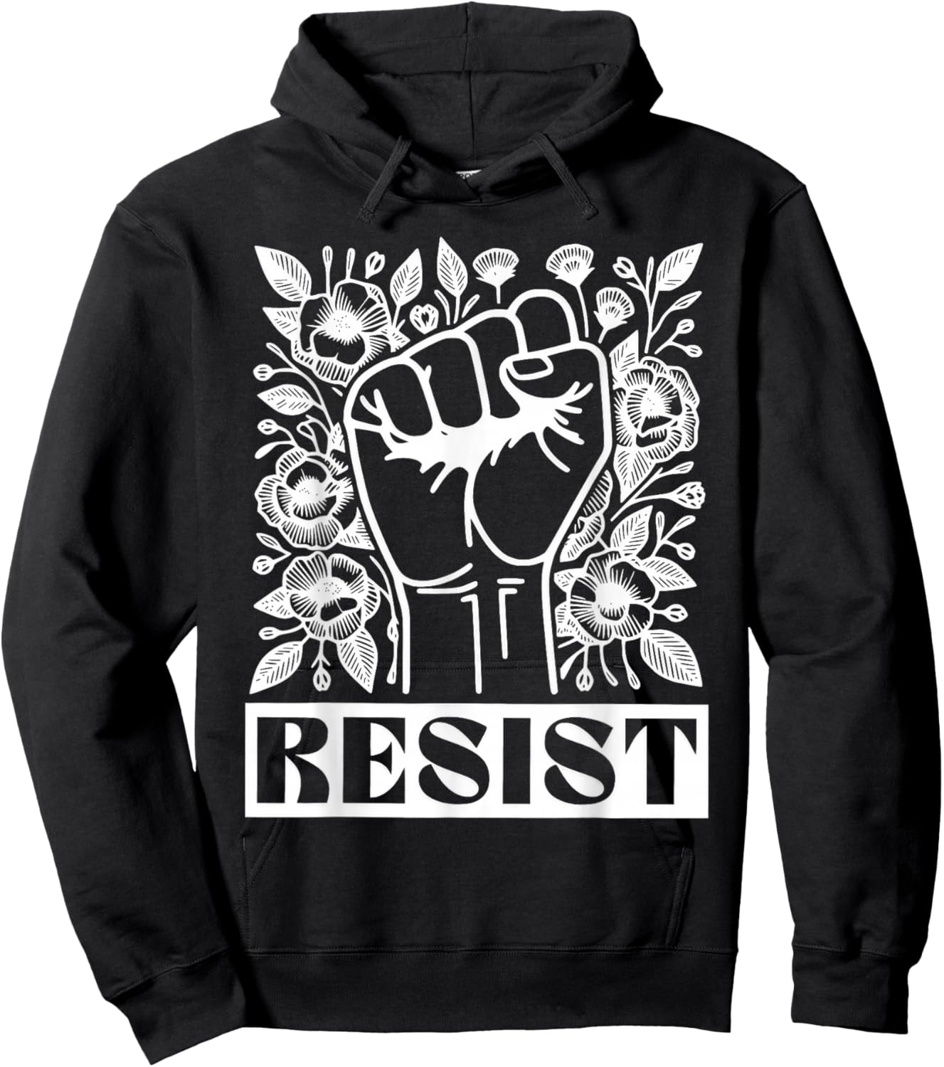 T-Shirt Hoodie - Hoodie | Black
