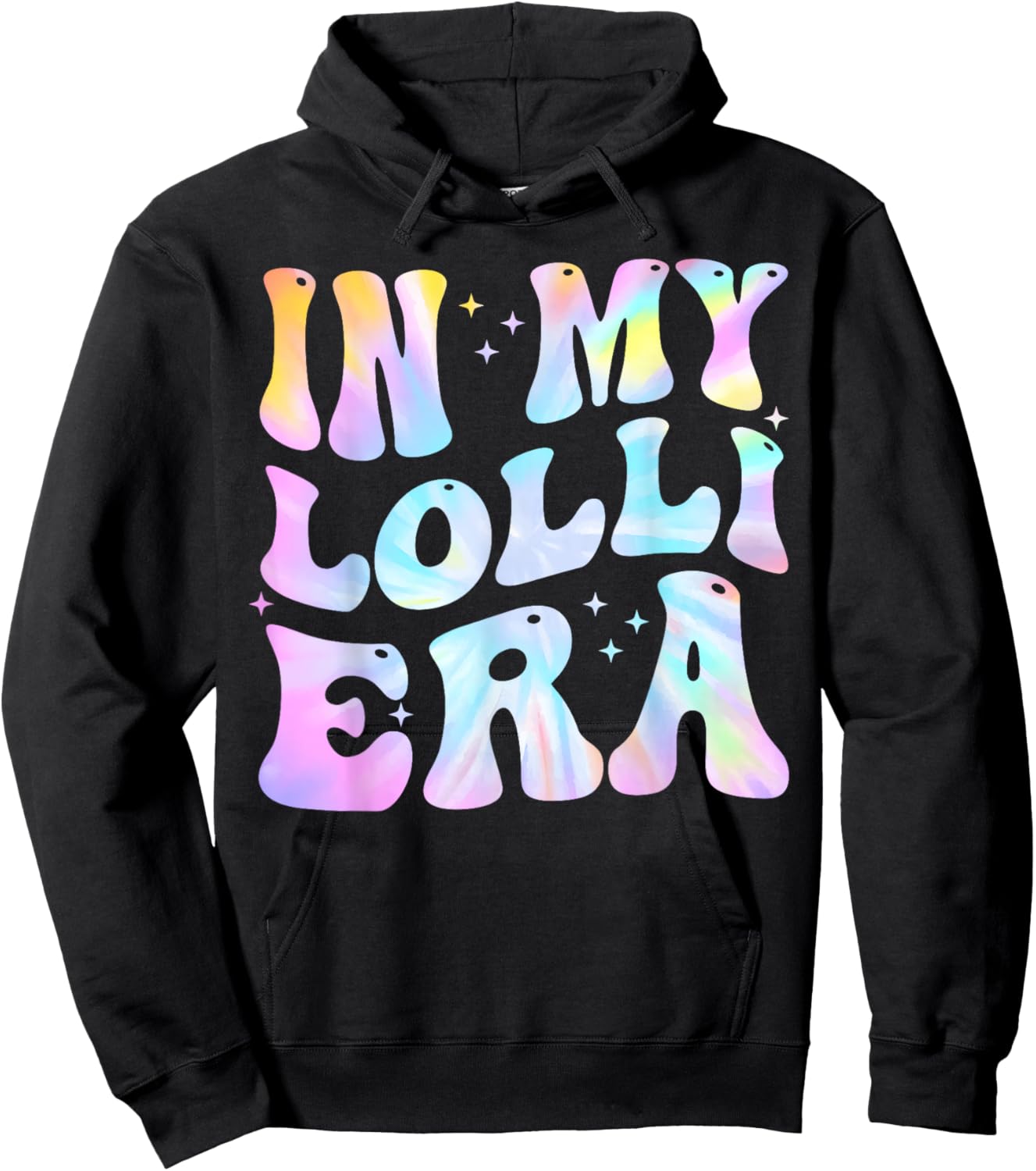 in My Lolli Era Baby Announcement for Lolli Mother's Day Hoodie - Hoodie | Black