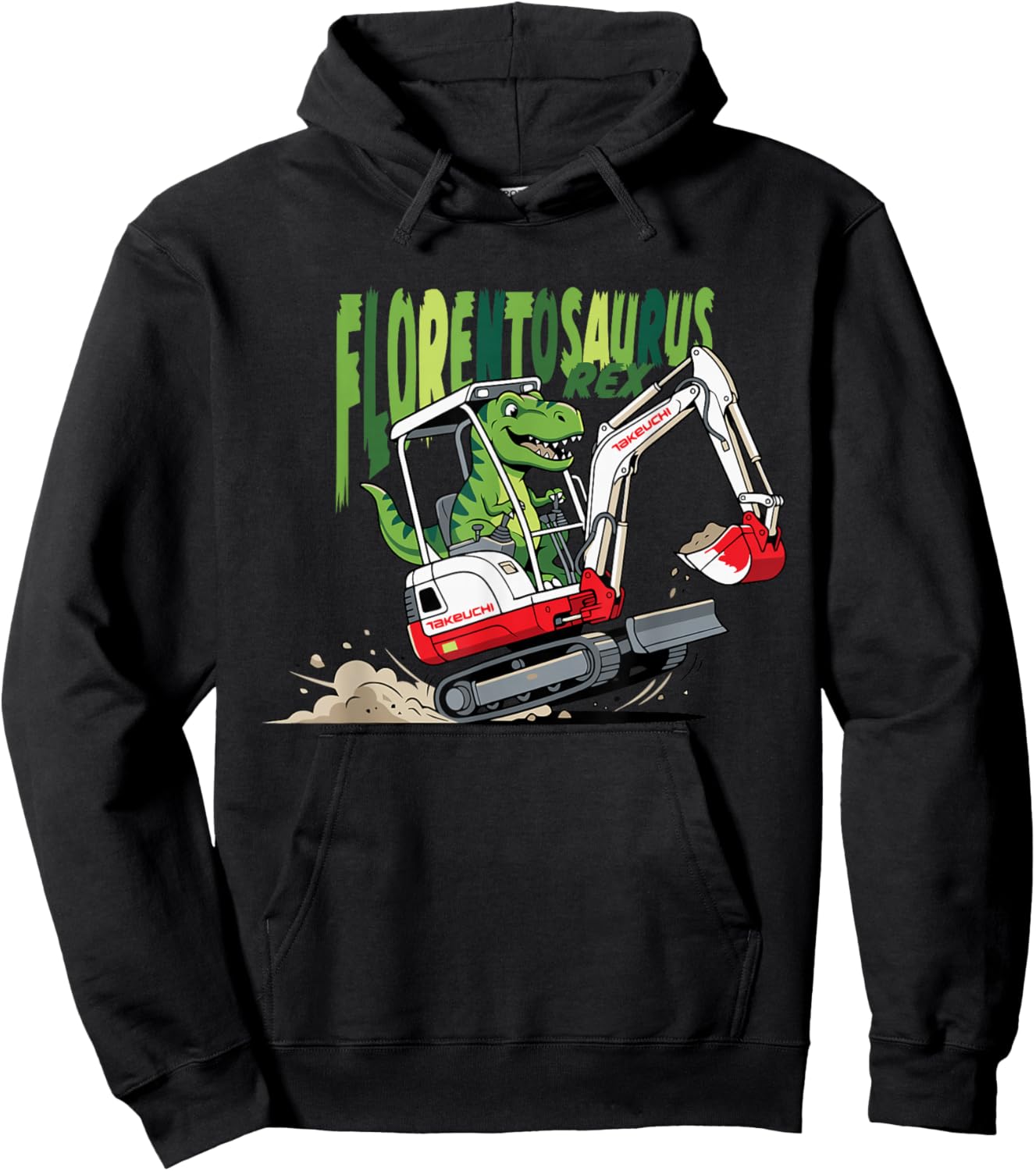 T-Shirt Hoodie - Hoodie | Black