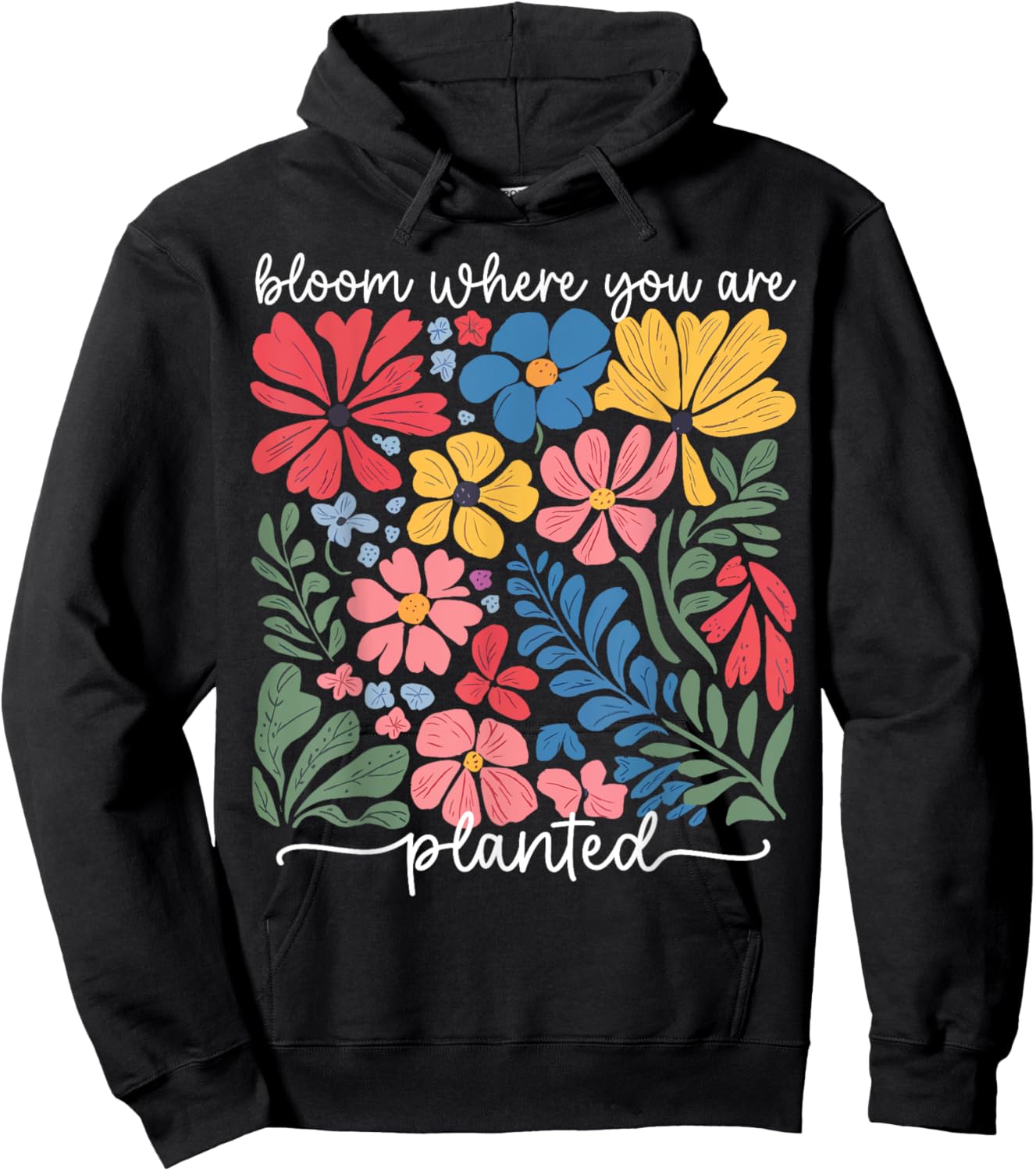 Christian Bloom Where You Are Planted Faith Men Women Kid Hoodie - Hoodie | Black
