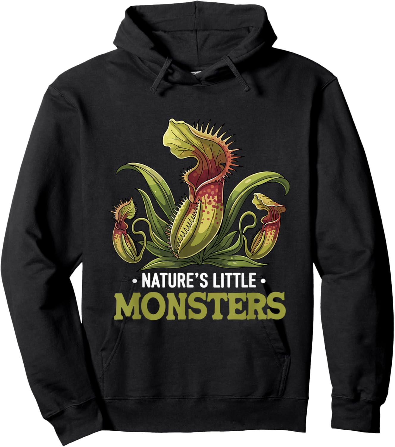 Nature’s Little Monsters Carnivorous Plant Grower Hoodie - Hoodie | Black