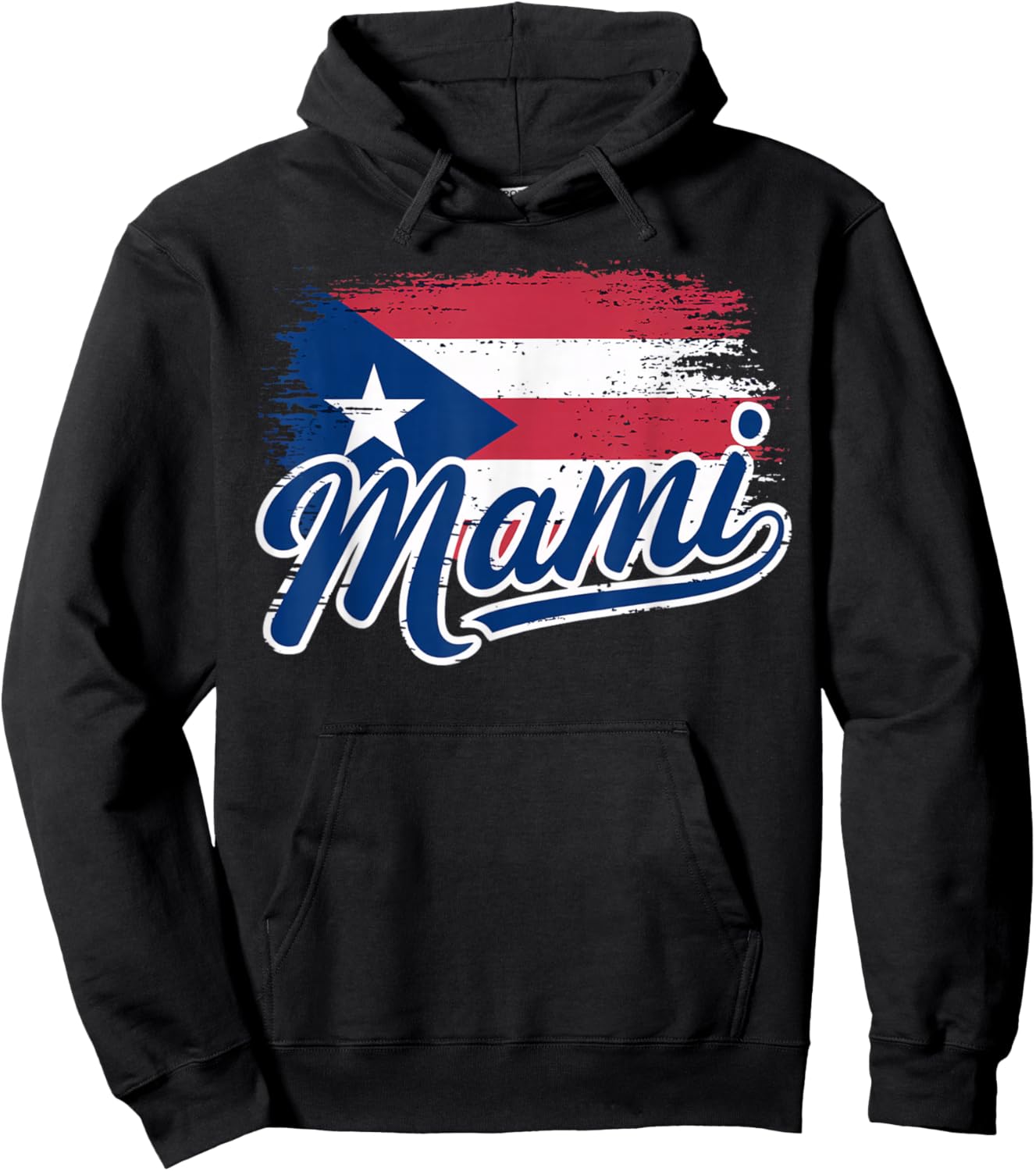 Puerto Rican Mother Puerto Rico Flag Mami Puerto Rican Hoodie - Hoodie | Black