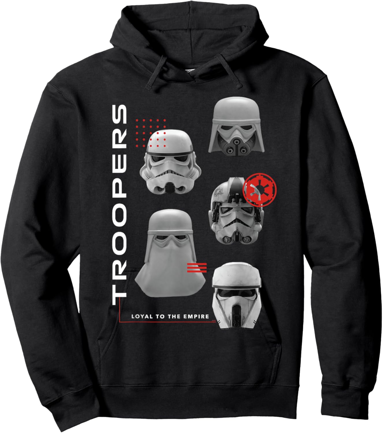Star Wars: The Mandalorian and Grogu Loyal Imperial Troopers Hoodie - Hoodie | Black