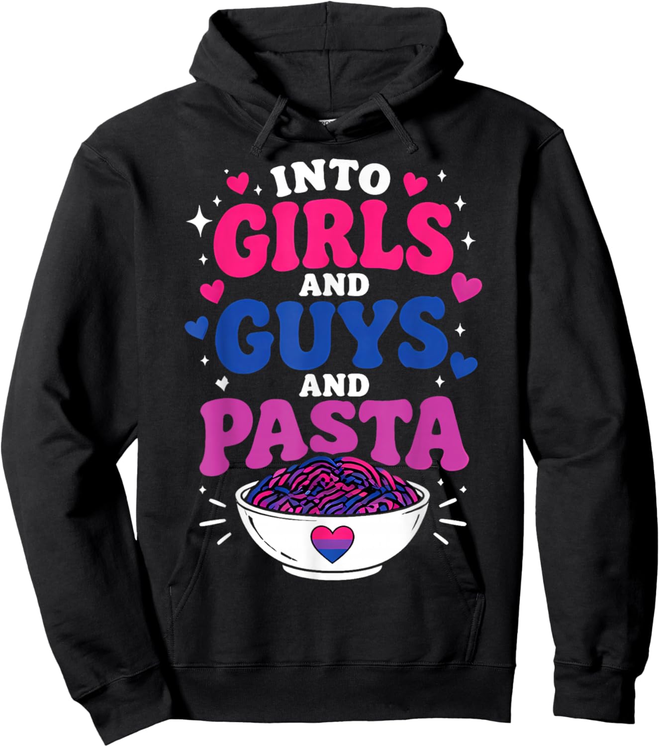 Funny Bisexual Bi Pride Hoodie - Hoodie | Black