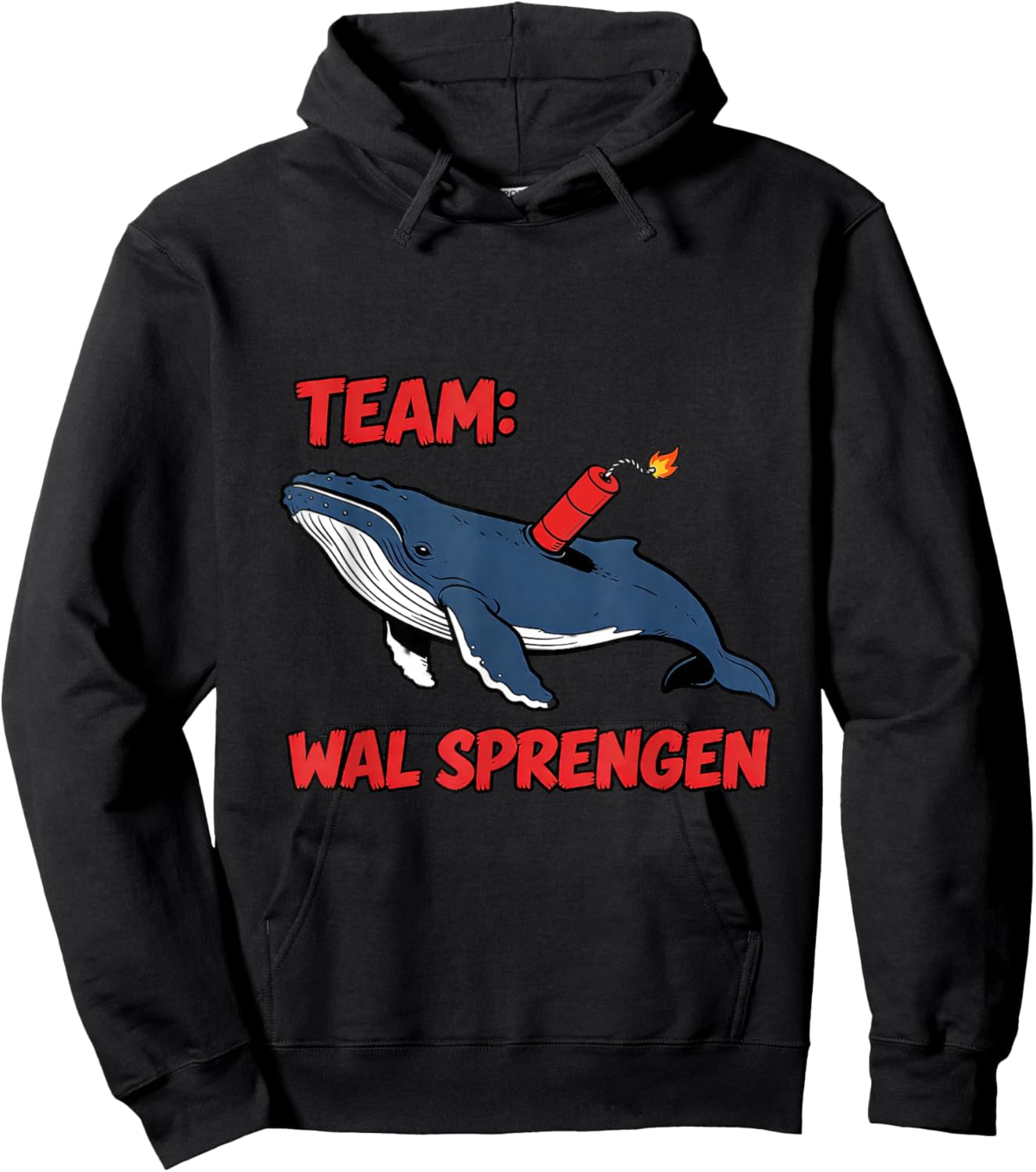 Buckelwal Timmy Hope - Team: Wal Sprengen Hoodie - Hoodie | Black