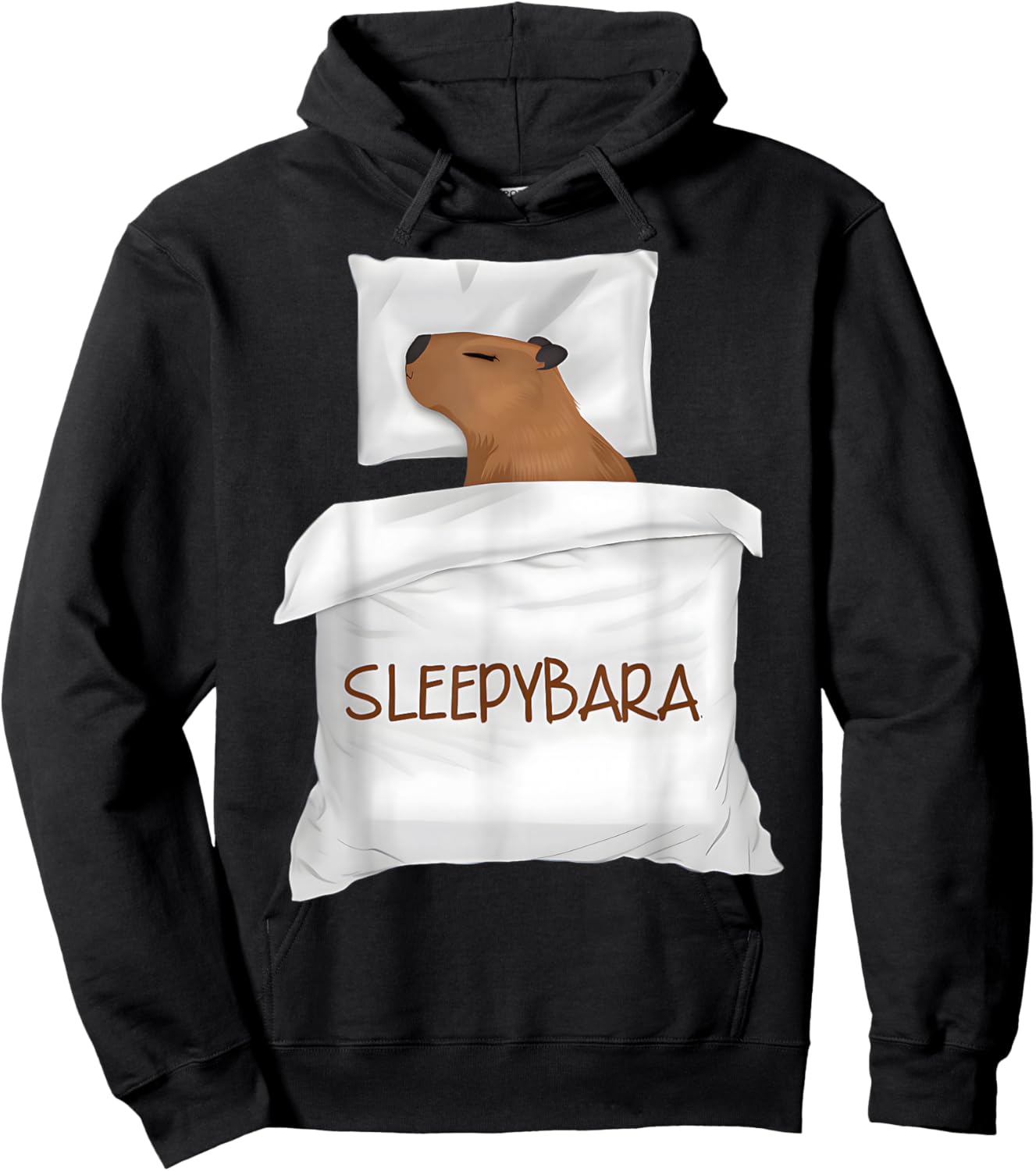 Capybara Official Rodent Pyjamas Hoodie - Hoodie | Black
