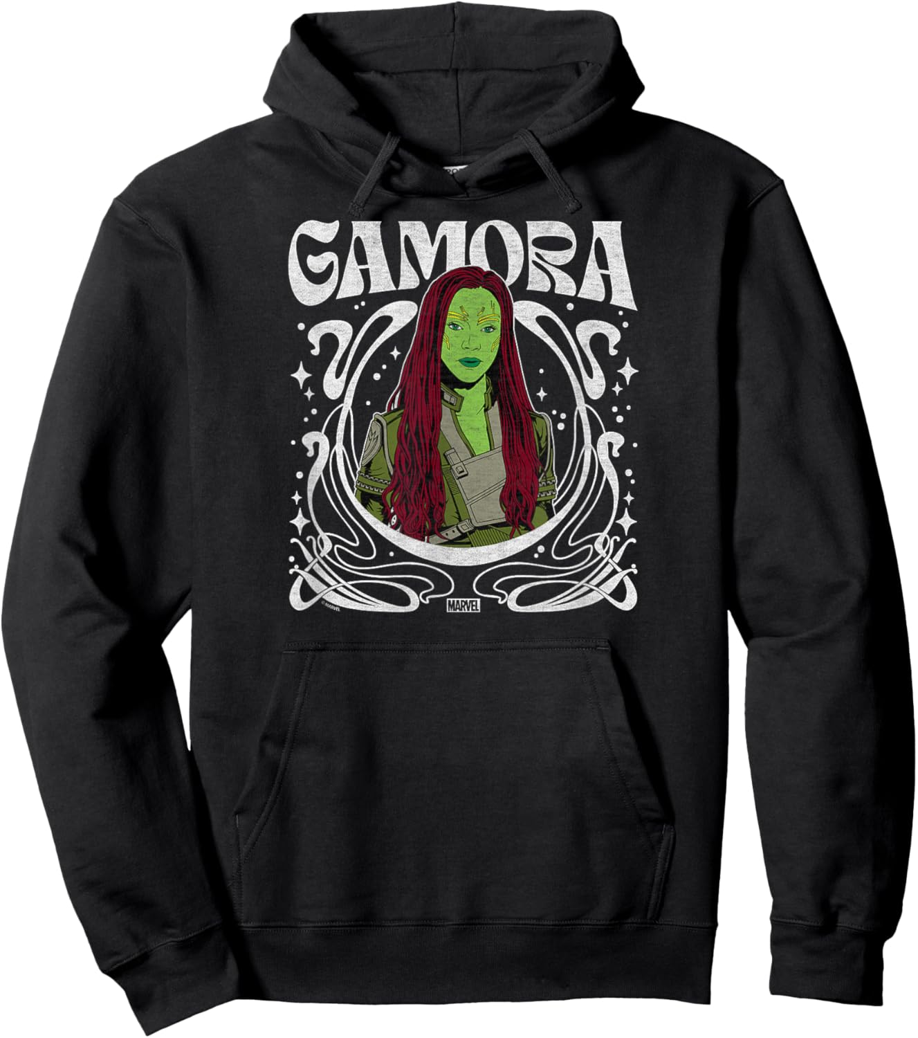 Guardians of The Galaxy - Gamora Art Nouveau Hoodie - Hoodie | Black