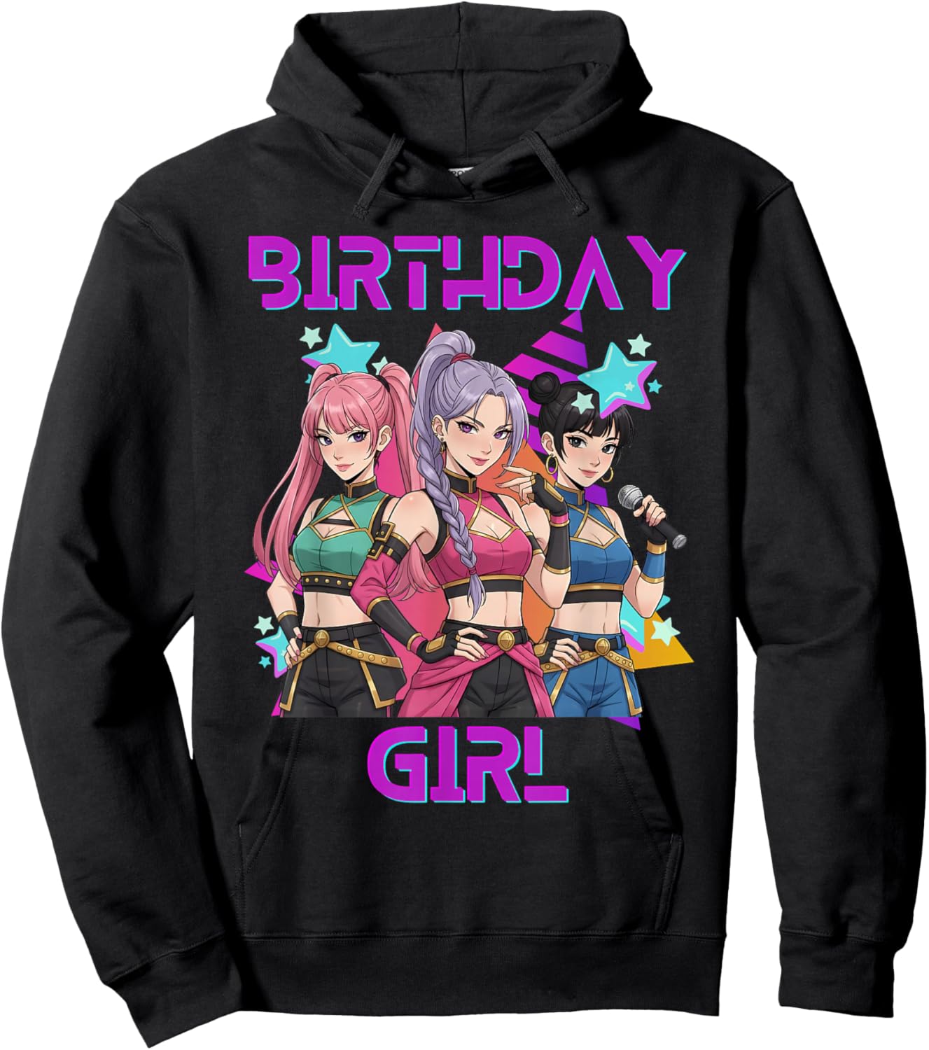 K-Pop K-Pop 6 Years Birthday Girl Hoodie - Hoodie | Black