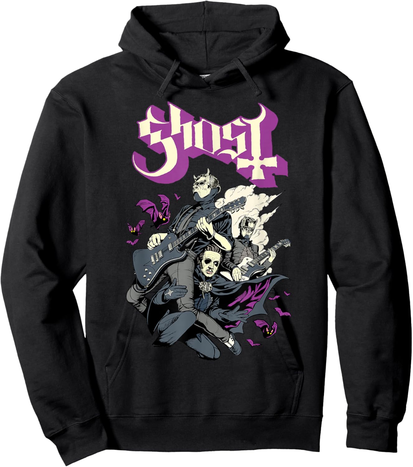 Ghost – Bats and Band Hoodie - Hoodie | Black