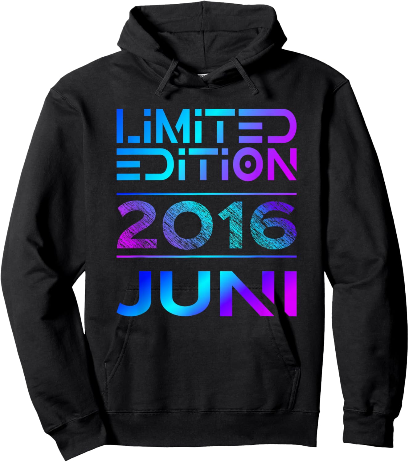 Limited Edition Juni 2016 Junge Mädchen 10. Geburtstag Hoodie - Hoodie | Black