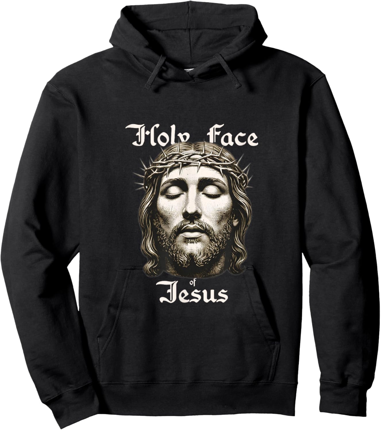 Holy Face of Jesus Hoodie - Hoodie | Black
