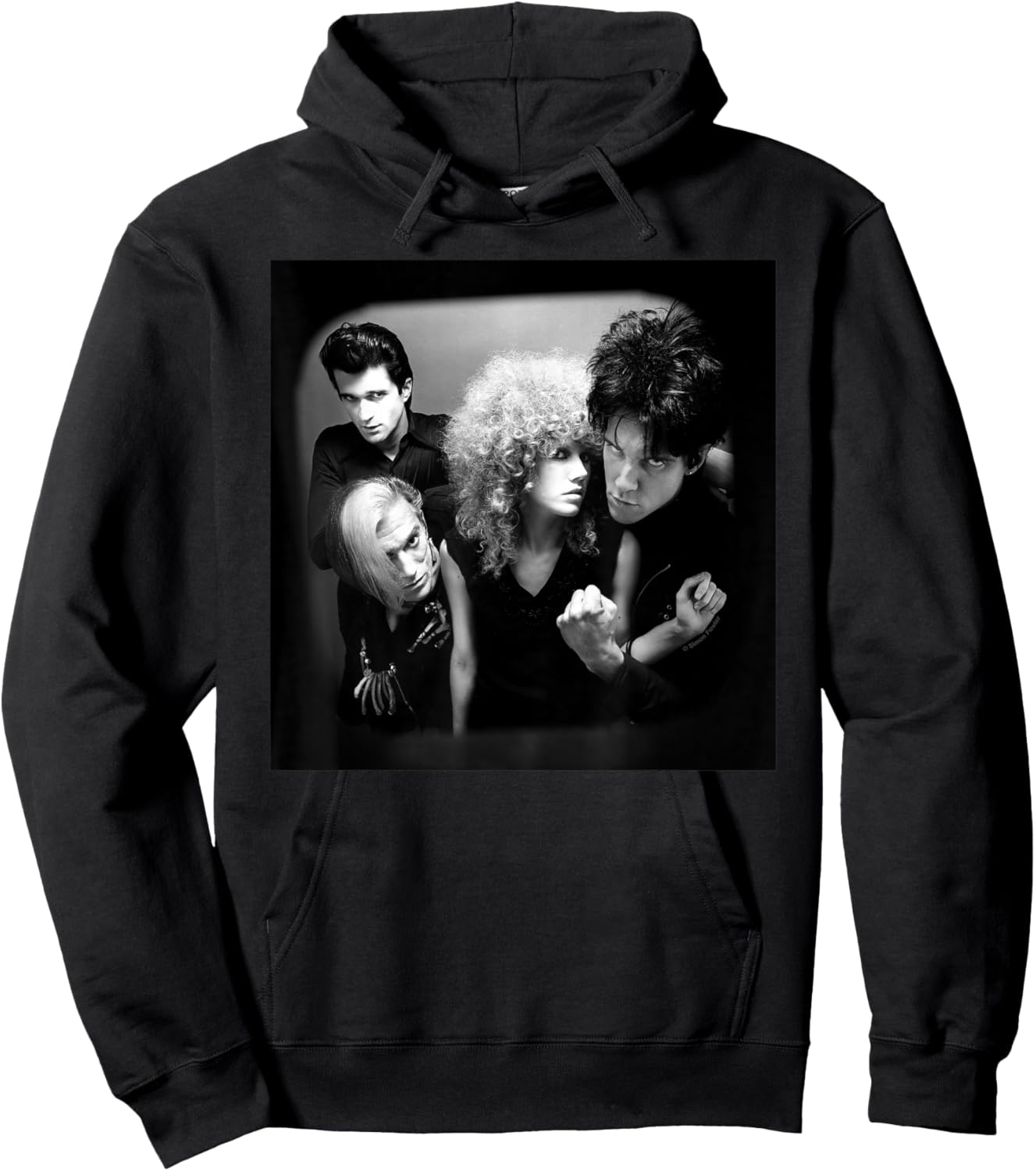 The Cramps Punk Band Photoshoot By Simon Fowler Hoodie - Hoodie | Black