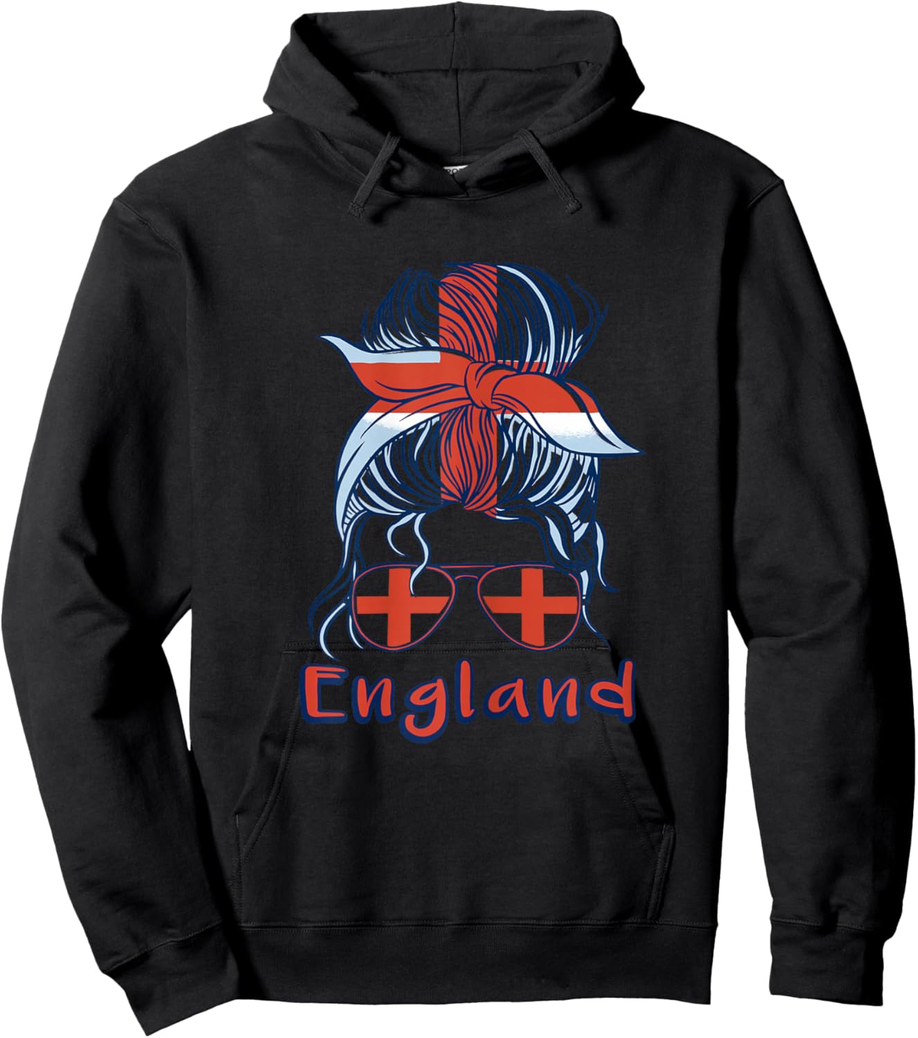 England, Englisch, Mädchen, Damen Hoodie - Hoodie | Black